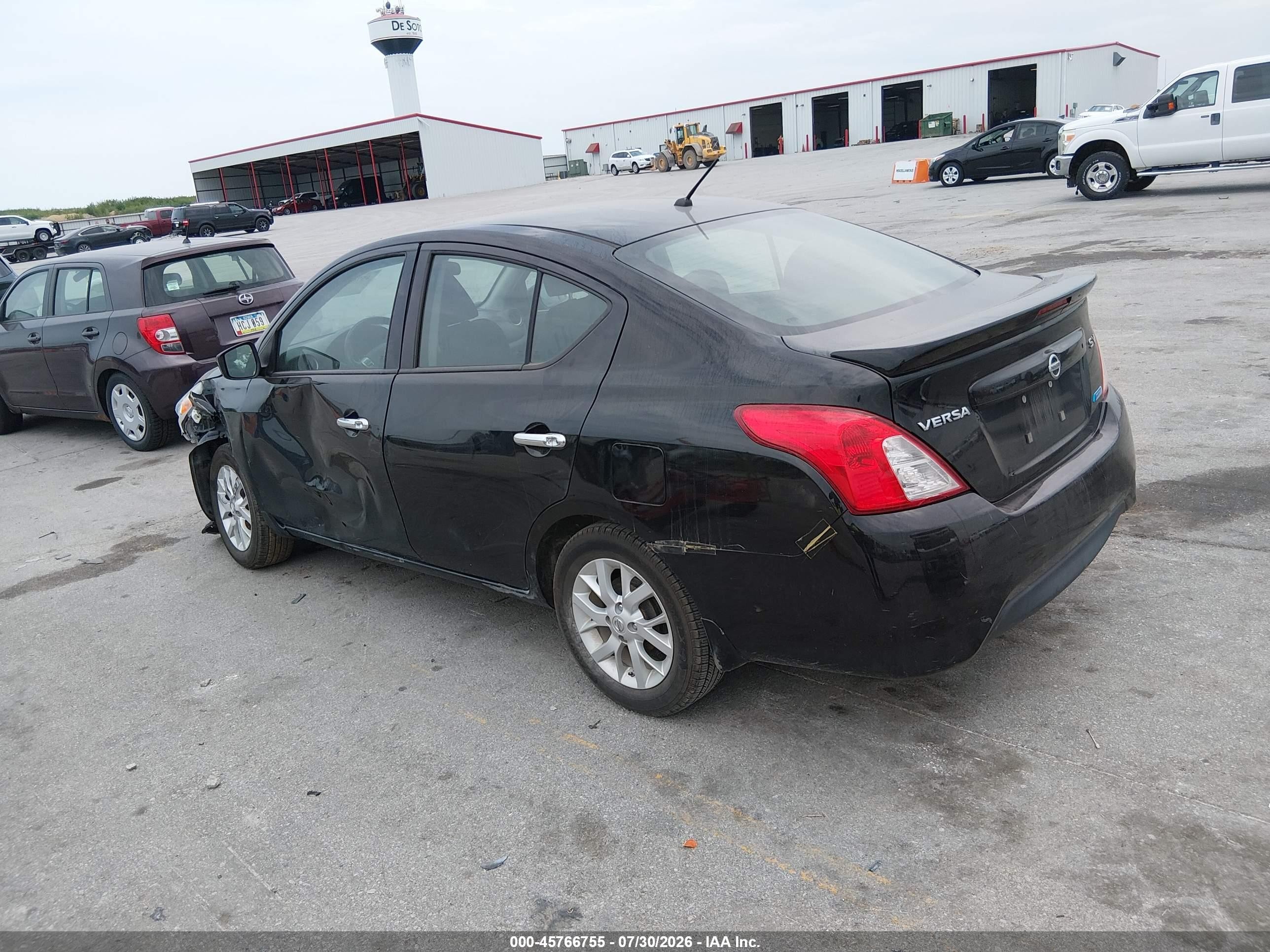 2015 Nissan Versa 1.6 Sv Black vin: 3N1CN7AP8FL849438