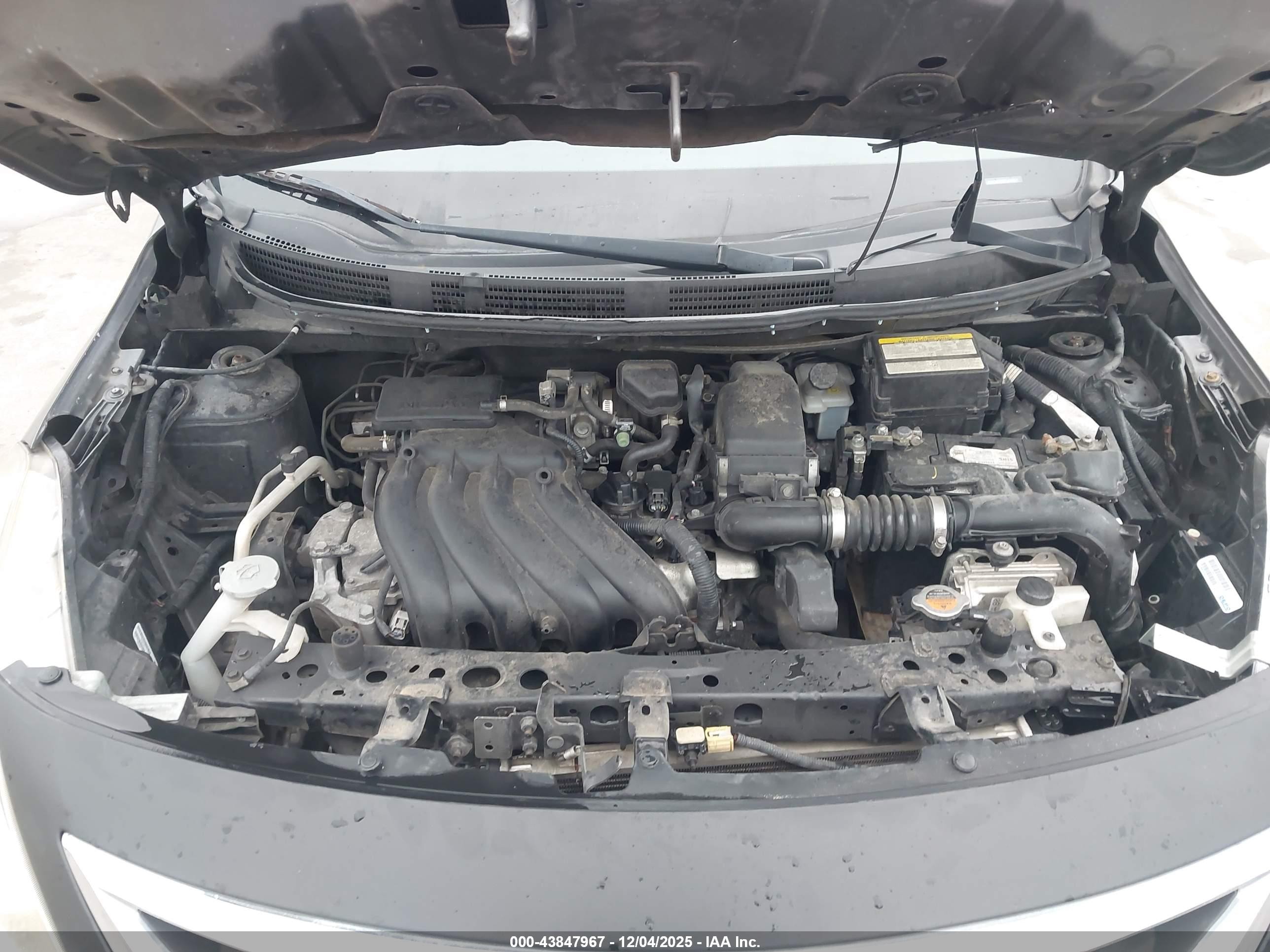 2015 Nissan Versa 1.6 S/1.6 S+/1.6 Sl/1.6 Sv Gray vin: 3N1CN7AP8FL858821