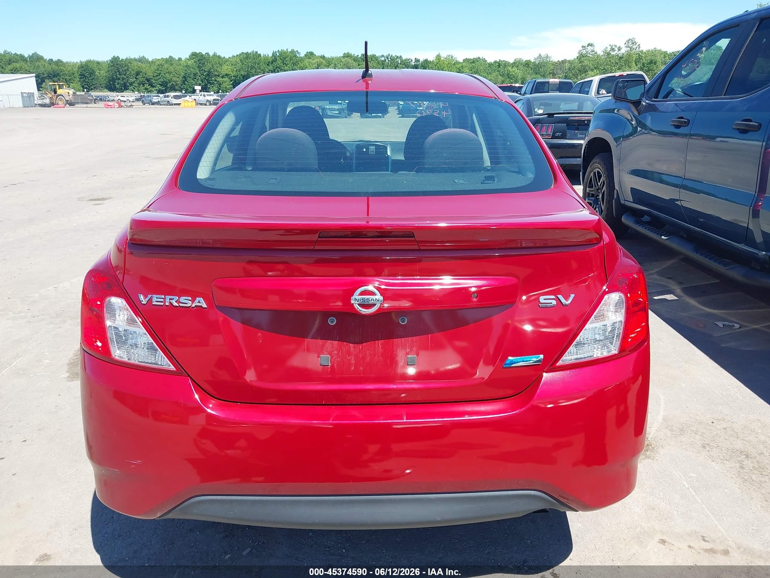 2015 Nissan Versa 1.6 Sv Red vin: 3N1CN7AP8FL867308