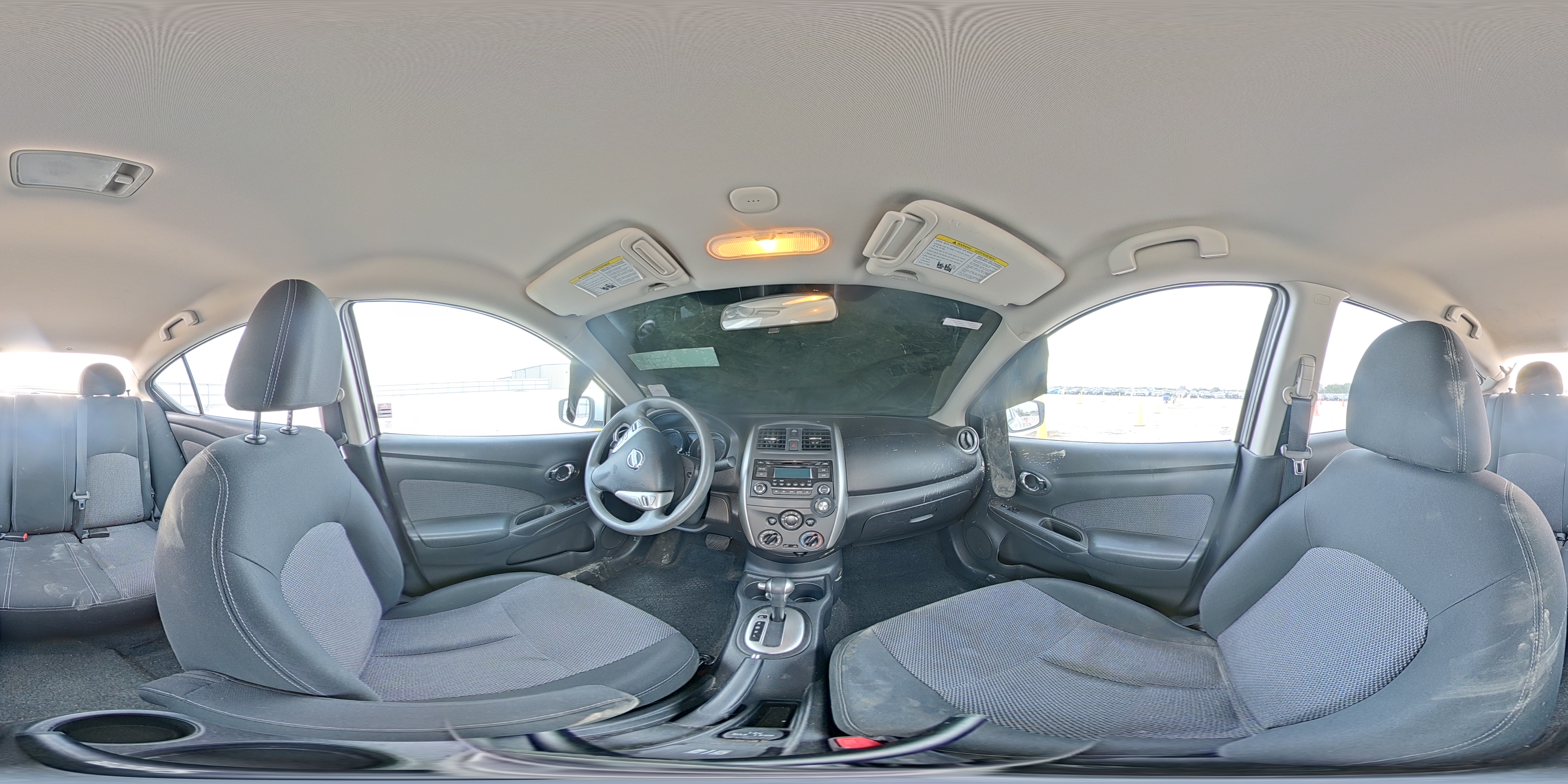 2015 Nissan Versa 1.6 Sv White vin: 3N1CN7AP8FL874744
