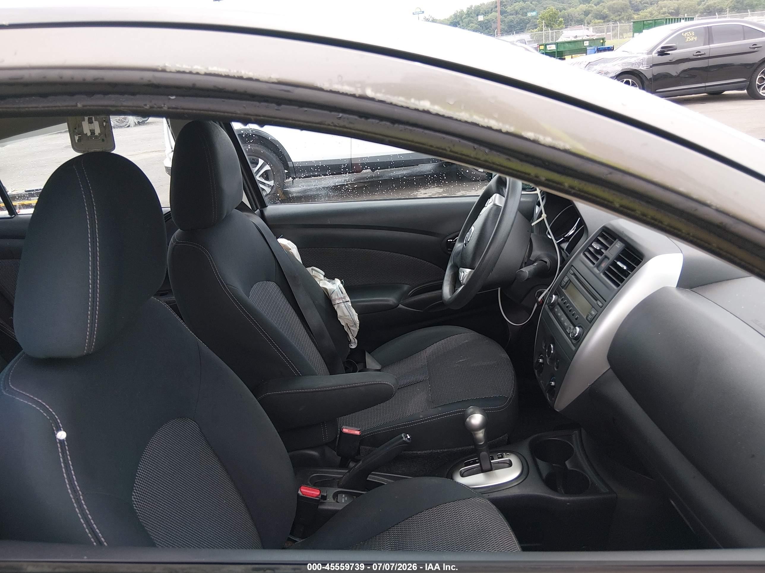 2015 Nissan Versa 1.6 Sv Gray vin: 3N1CN7AP8FL901540