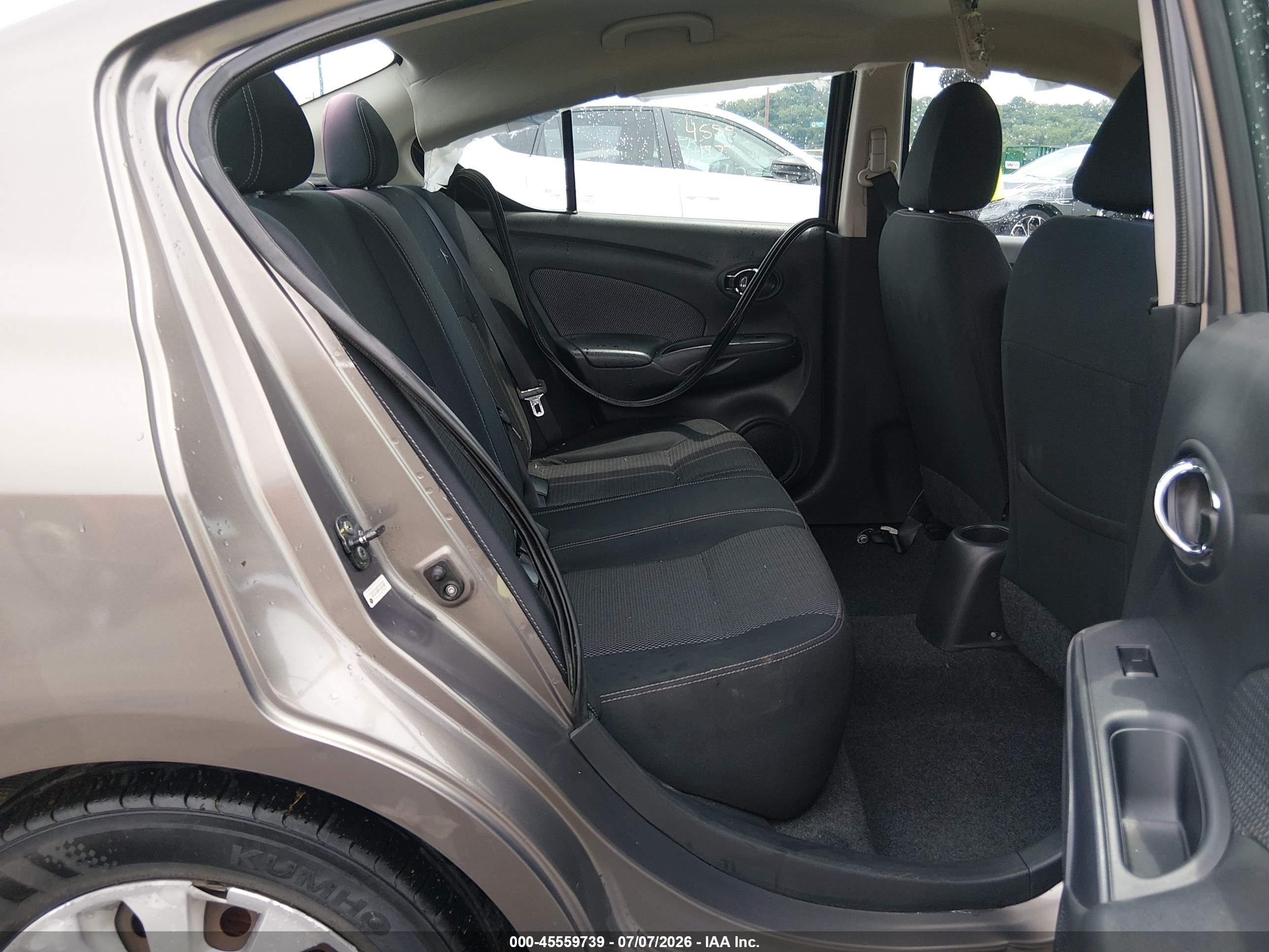 2015 Nissan Versa 1.6 Sv Gray vin: 3N1CN7AP8FL901540