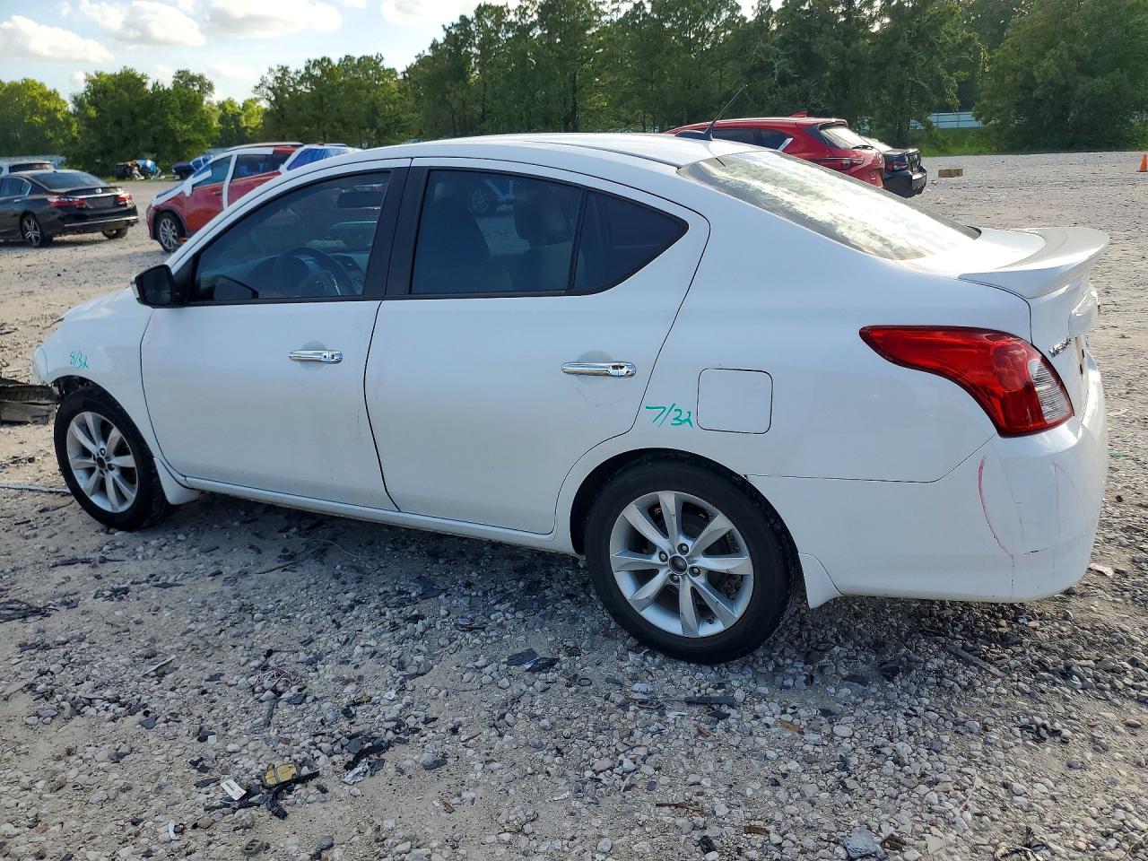 2015 Nissan Versa 1.6 Sl White vin: 3N1CN7AP8FL932366
