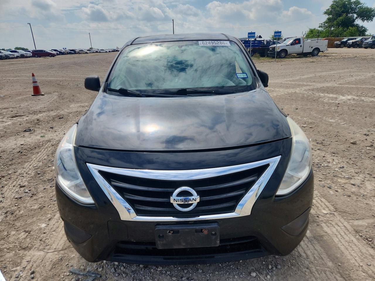 2015 Nissan Versa 1.6 S Plus Black vin: 3N1CN7AP8FL945814