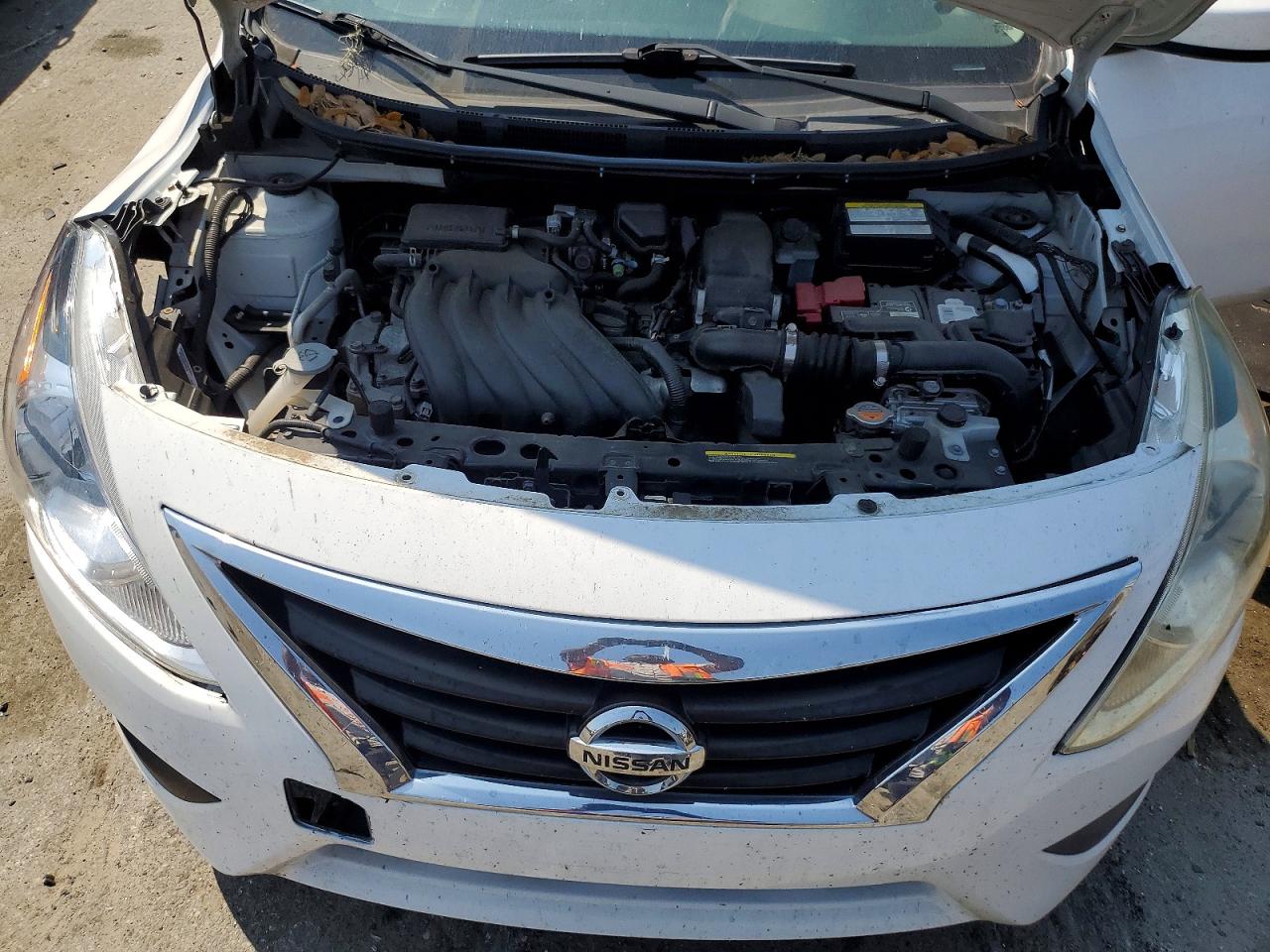 2016 Nissan Versa 1.6 Sv White vin: 3N1CN7AP8GL871487