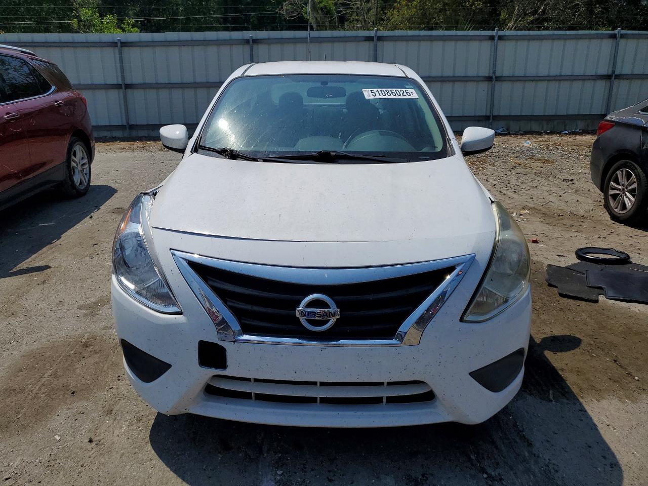 2016 Nissan Versa 1.6 Sv White vin: 3N1CN7AP8GL871487