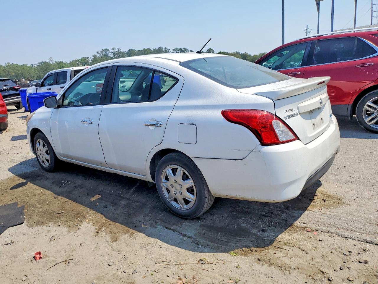 2016 Nissan Versa 1.6 Sv White vin: 3N1CN7AP8GL871487