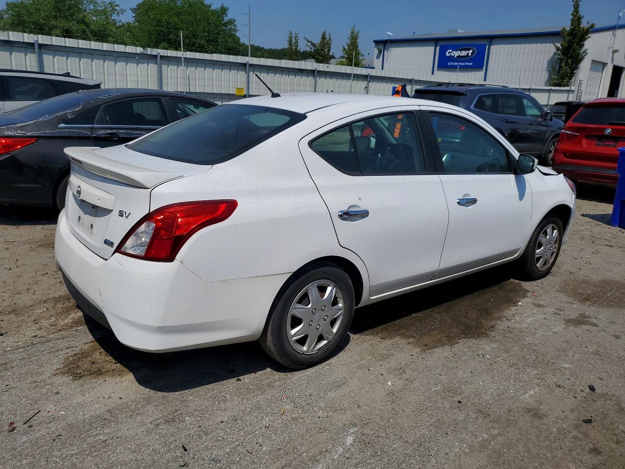 2016 Nissan Versa 1.6 Sv White vin: 3N1CN7AP8GL871487