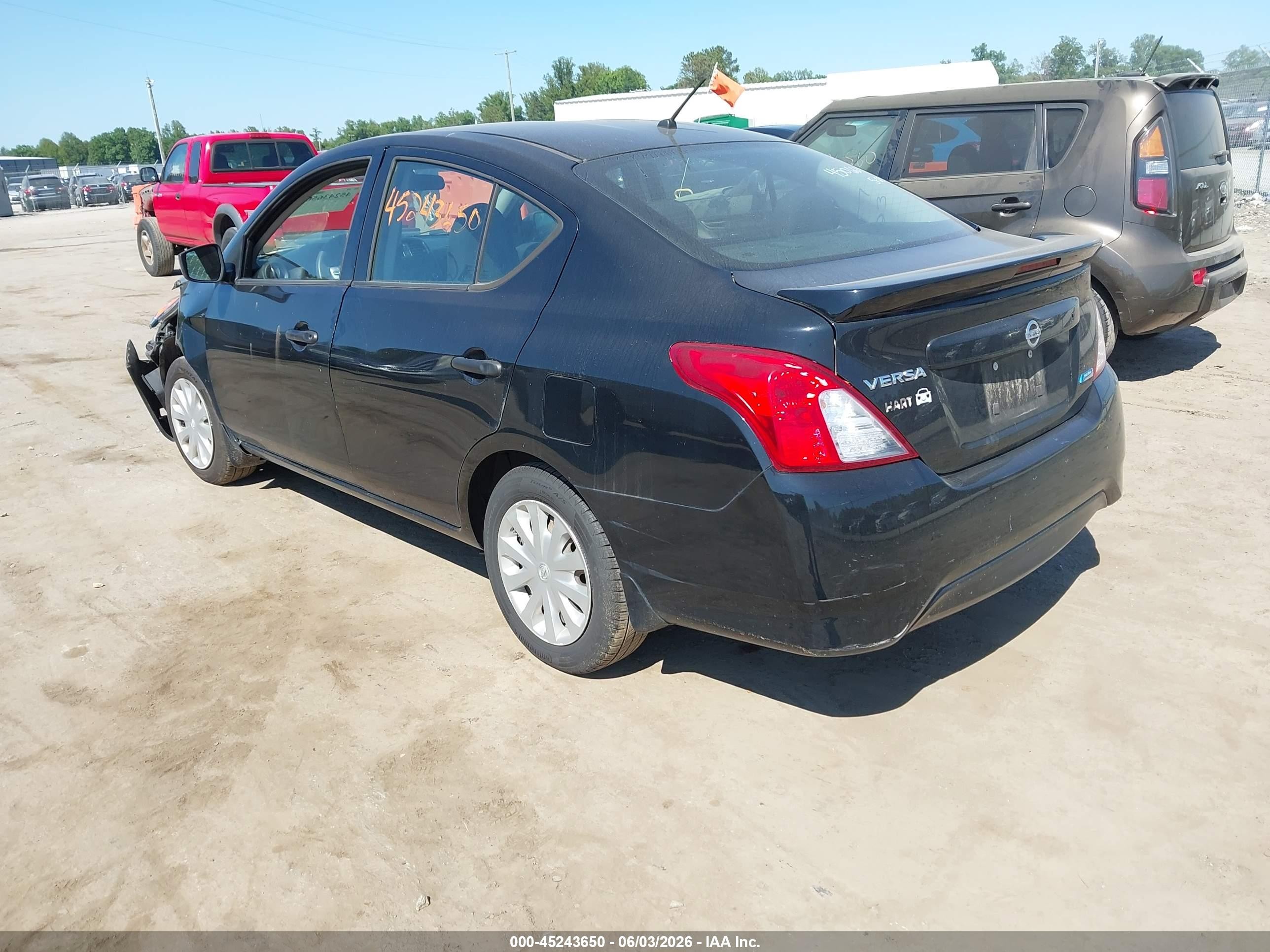 2016 Nissan Versa 1.6 S+ Black vin: 3N1CN7AP8GL902589