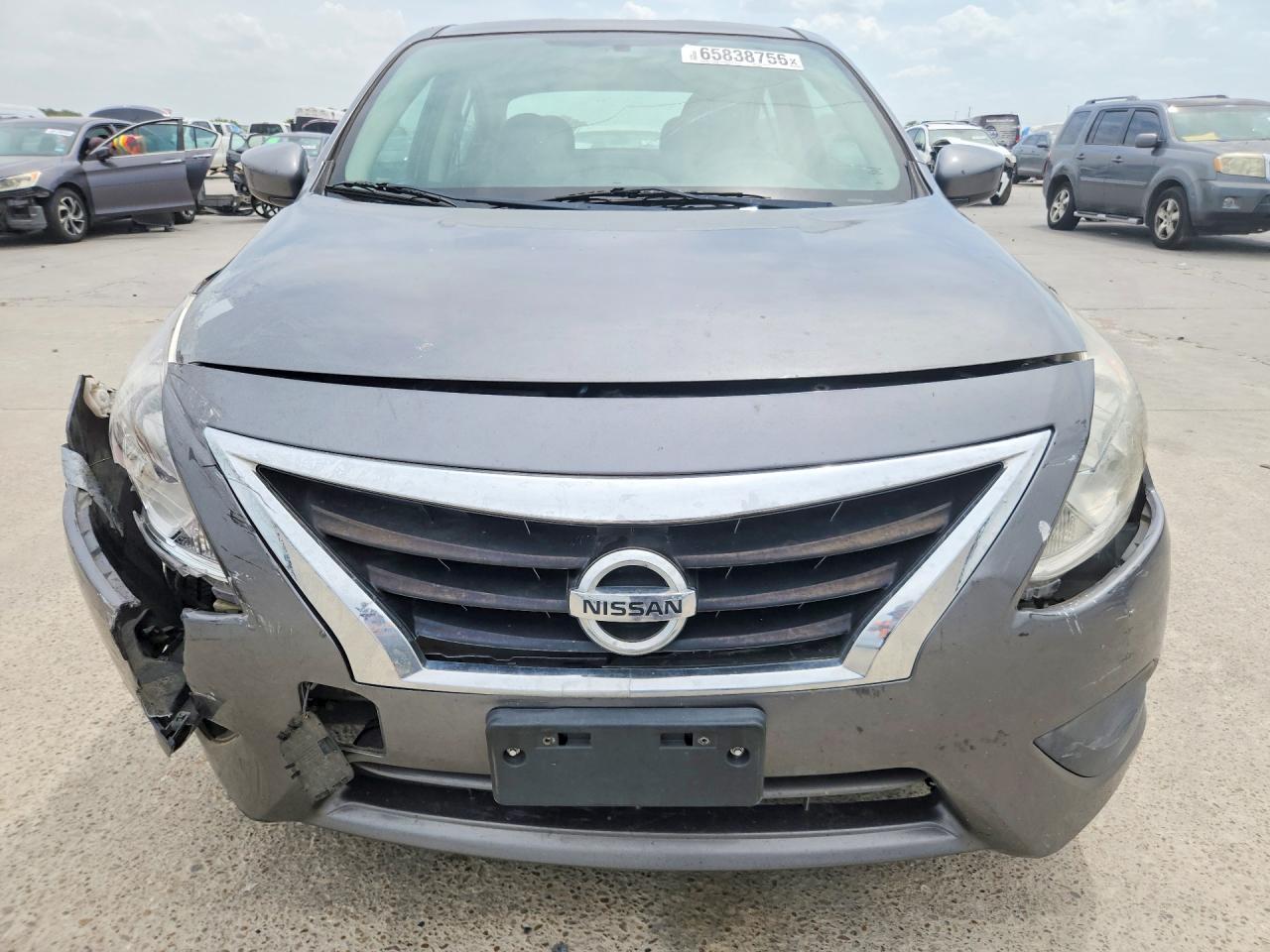 2018 Nissan Versa Sv Gray vin: 3N1CN7AP8JL862456