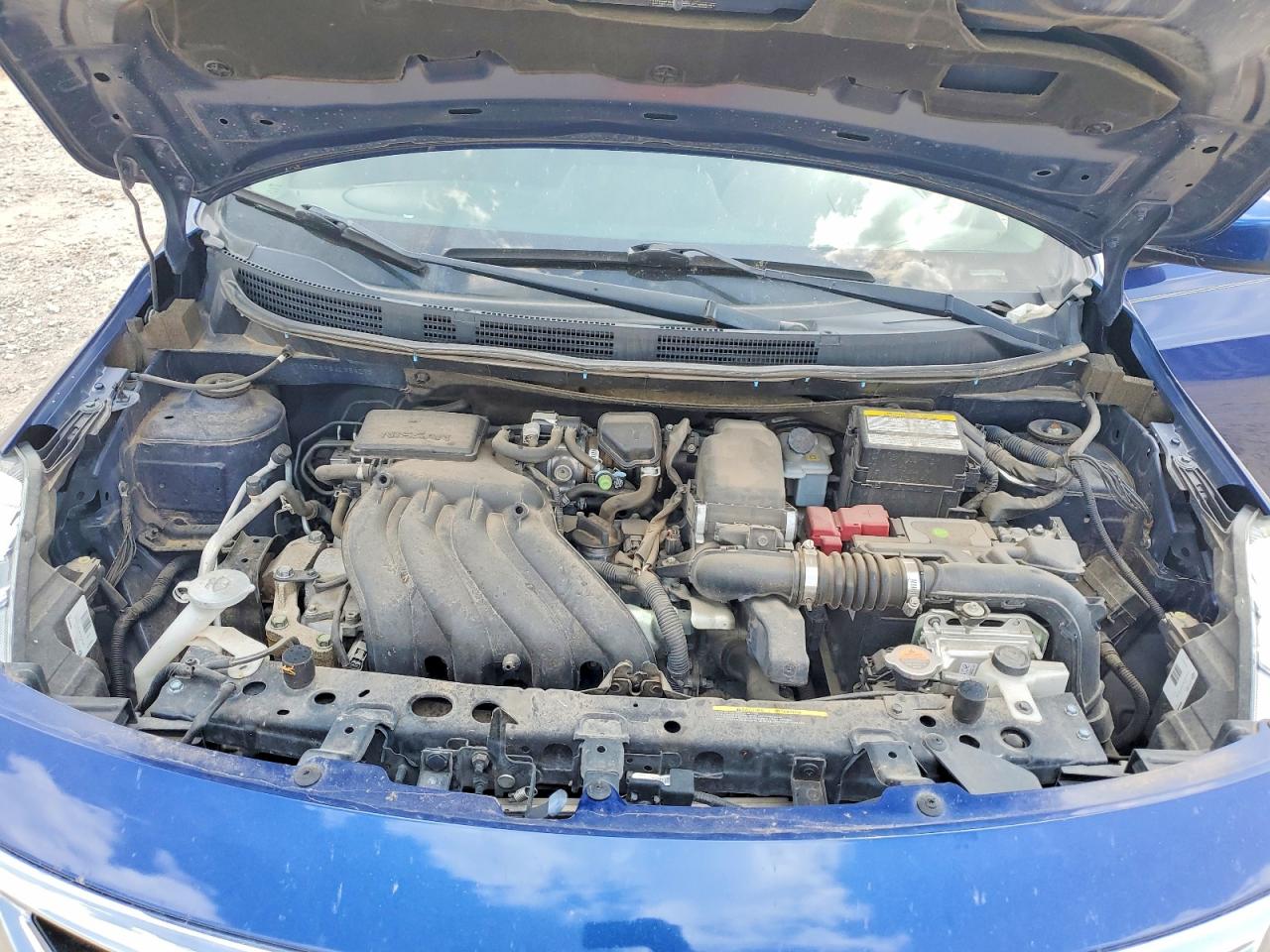 2018 Nissan Versa Sv Синий vin: 3N1CN7AP8JL884215