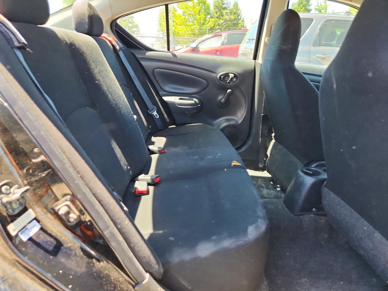 2012 Nissan Versa 1.6 S Black vin: 3N1CN7AP9CL825600