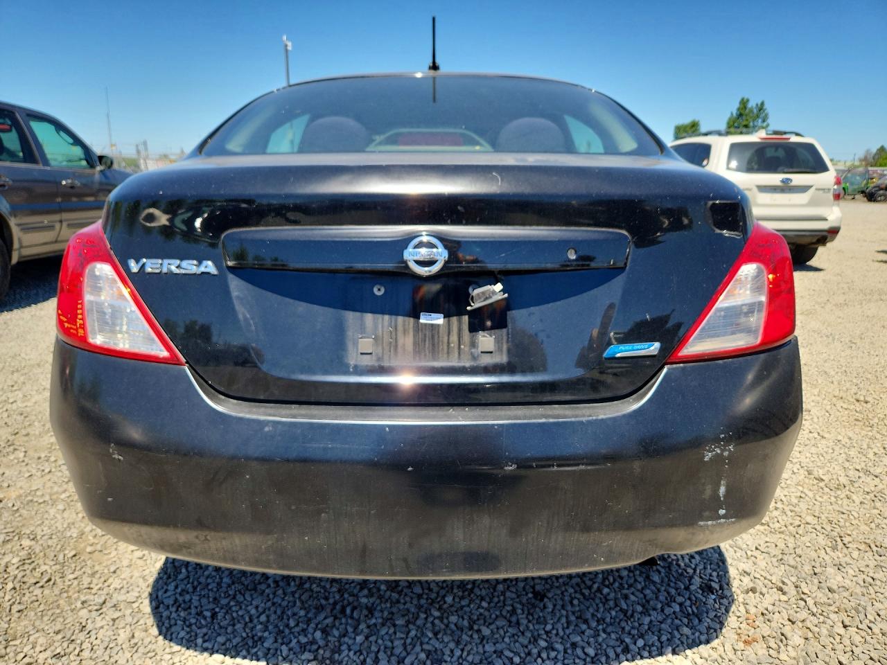 2012 Nissan Versa 1.6 S Black vin: 3N1CN7AP9CL825600