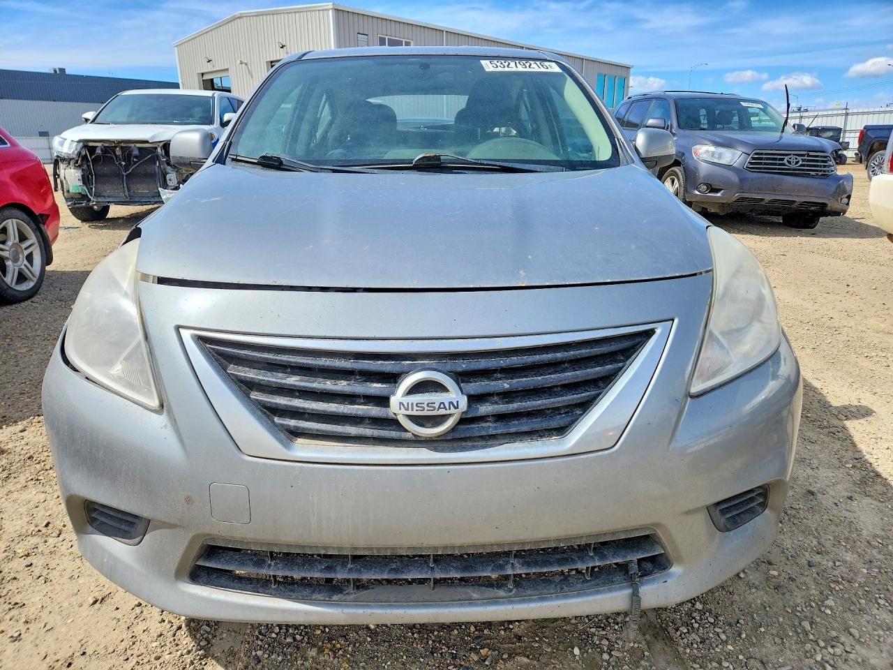 2012 Nissan Versa 1.6 S Серебряный vin: 3N1CN7AP9CL844115