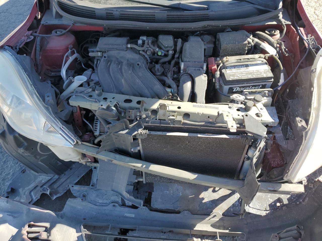 2012 Nissan Versa S Red vin: 3N1CN7AP9CL890530