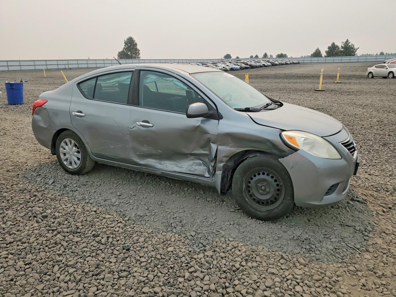 2012 Nissan Versa 1.6 S Gray vin: 3N1CN7AP9CL928841