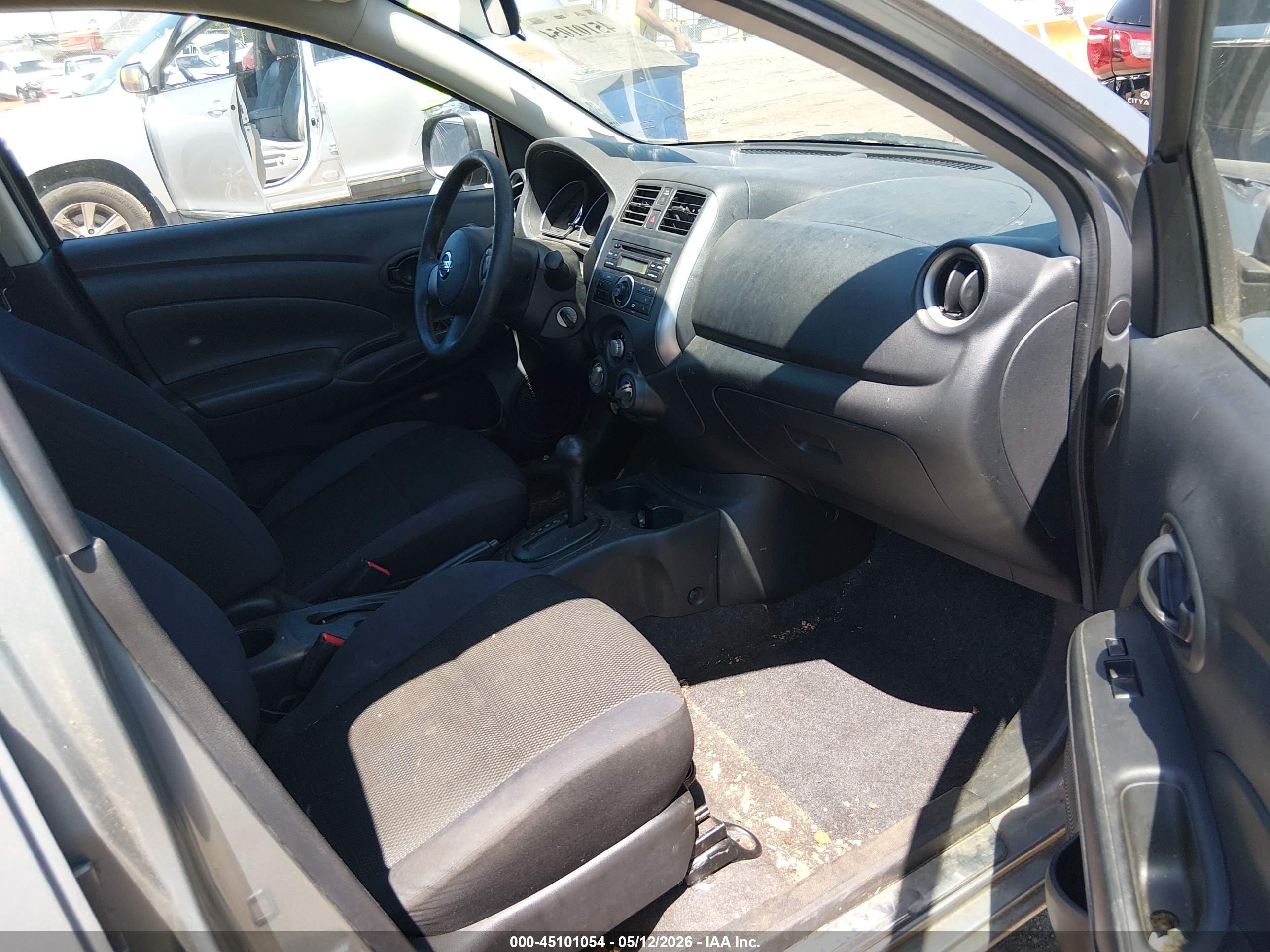 2012 Nissan Versa 1.6 Sv Gray vin: 3N1CN7AP9CL929682