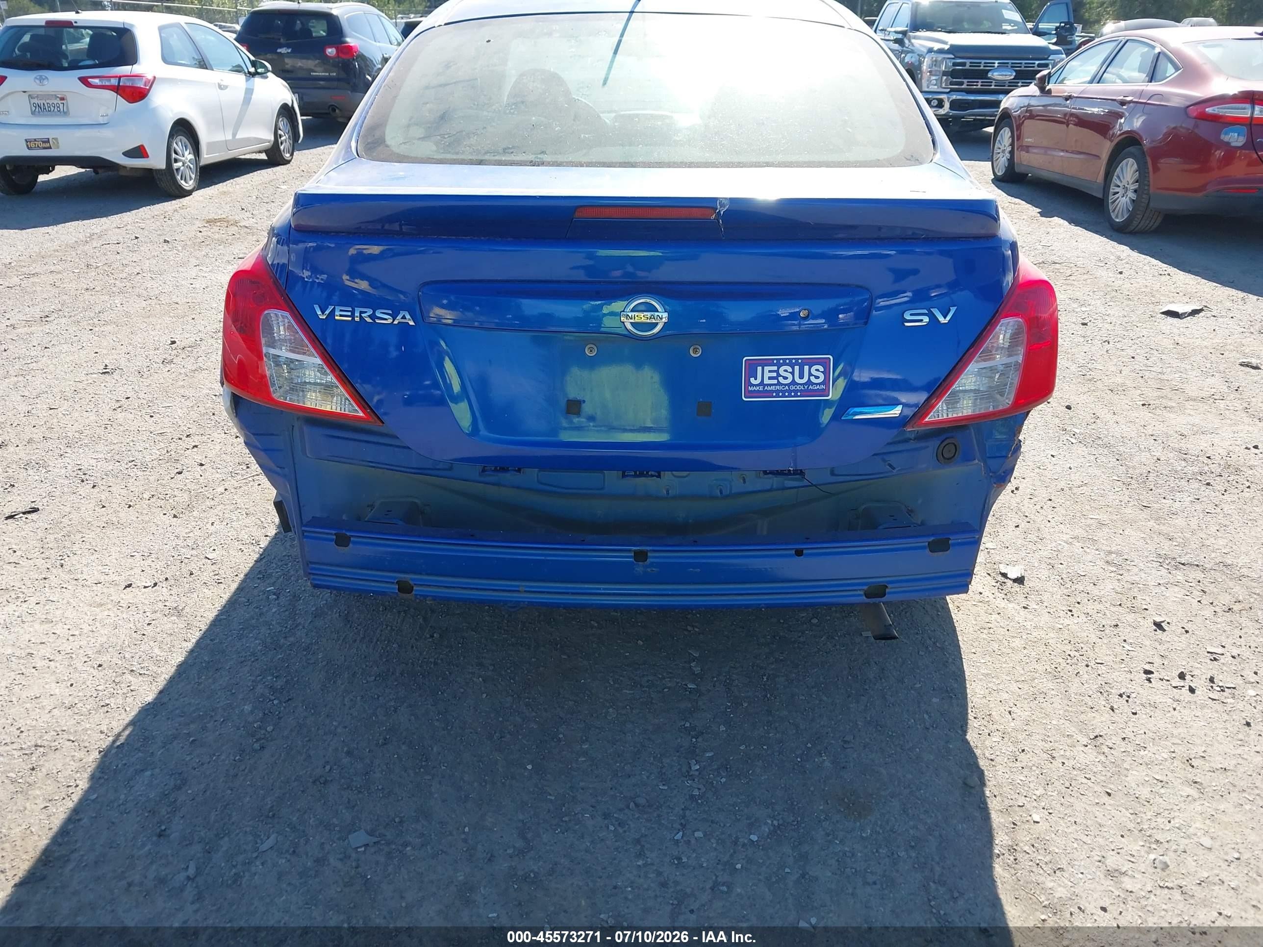 2013 Nissan Versa 1.6 Sv Синий vin: 3N1CN7AP9DL822245