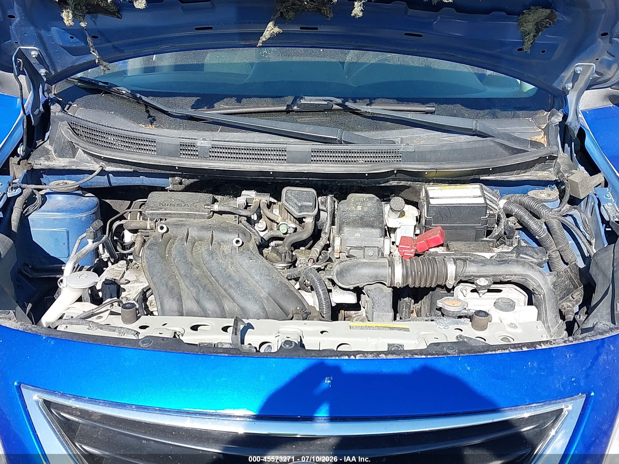 2013 Nissan Versa 1.6 Sv Синий vin: 3N1CN7AP9DL822245