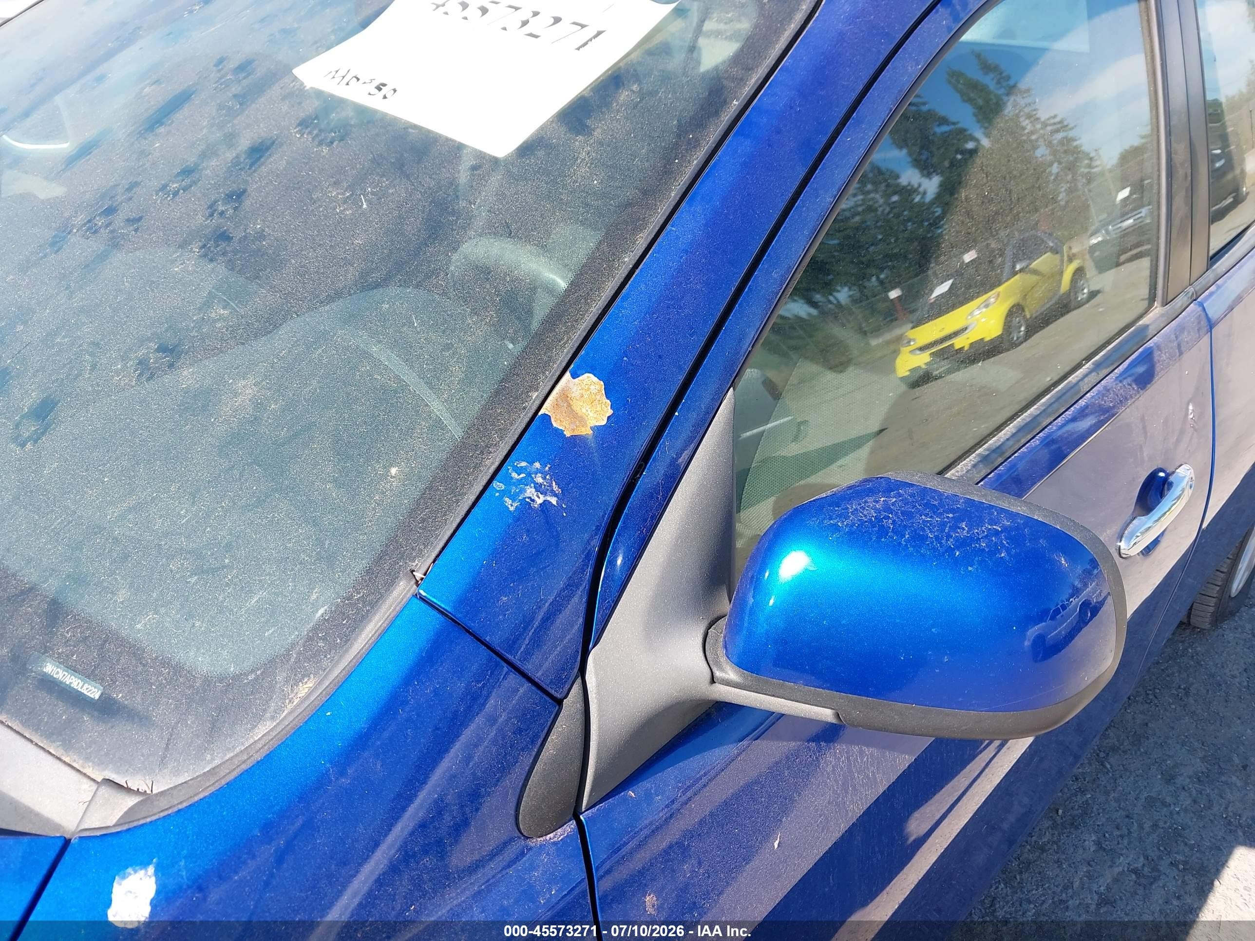 2013 Nissan Versa 1.6 Sv Синий vin: 3N1CN7AP9DL822245