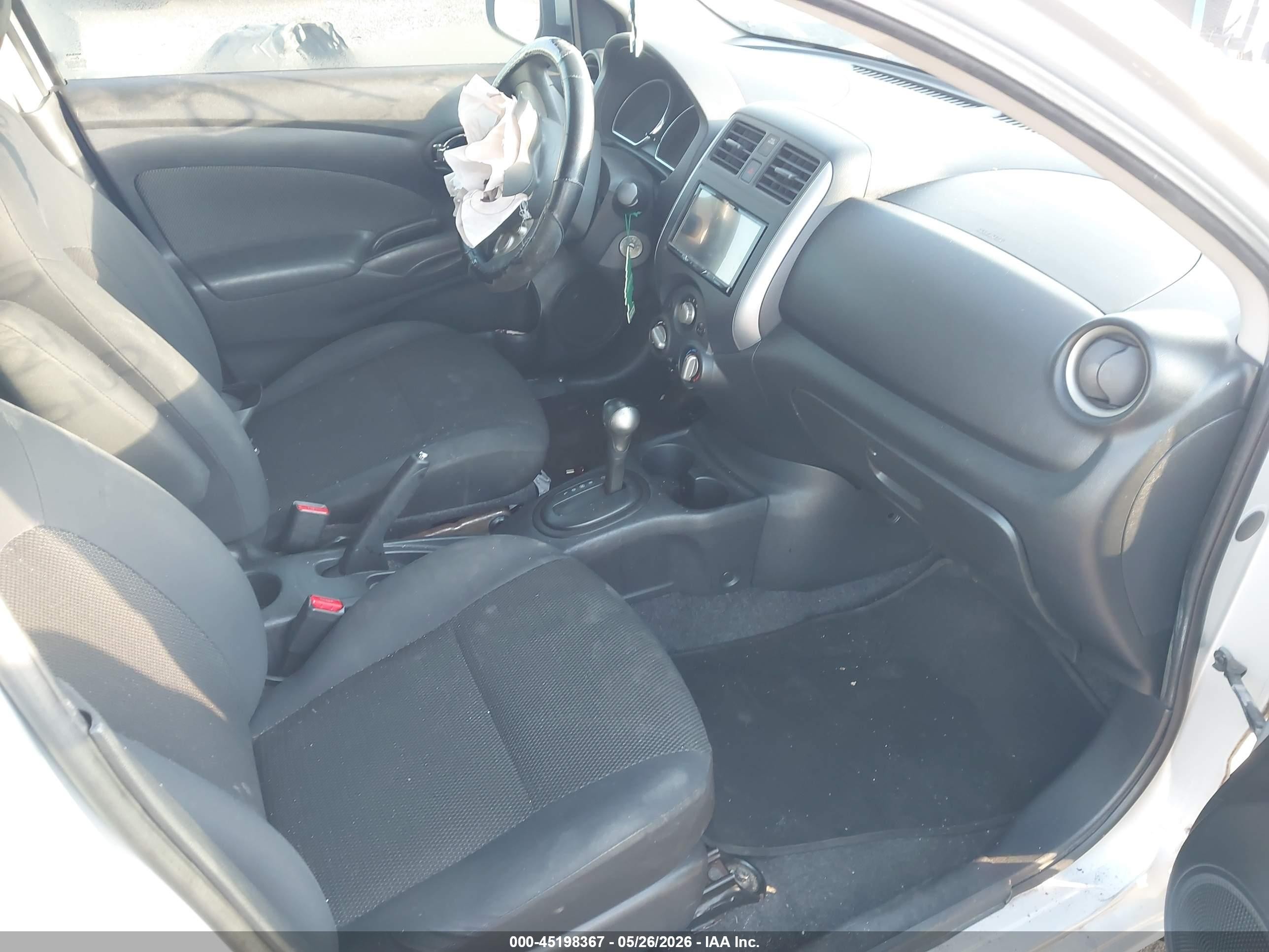 2013 Nissan Versa 1.6 Sv Gray vin: 3N1CN7AP9DL828160