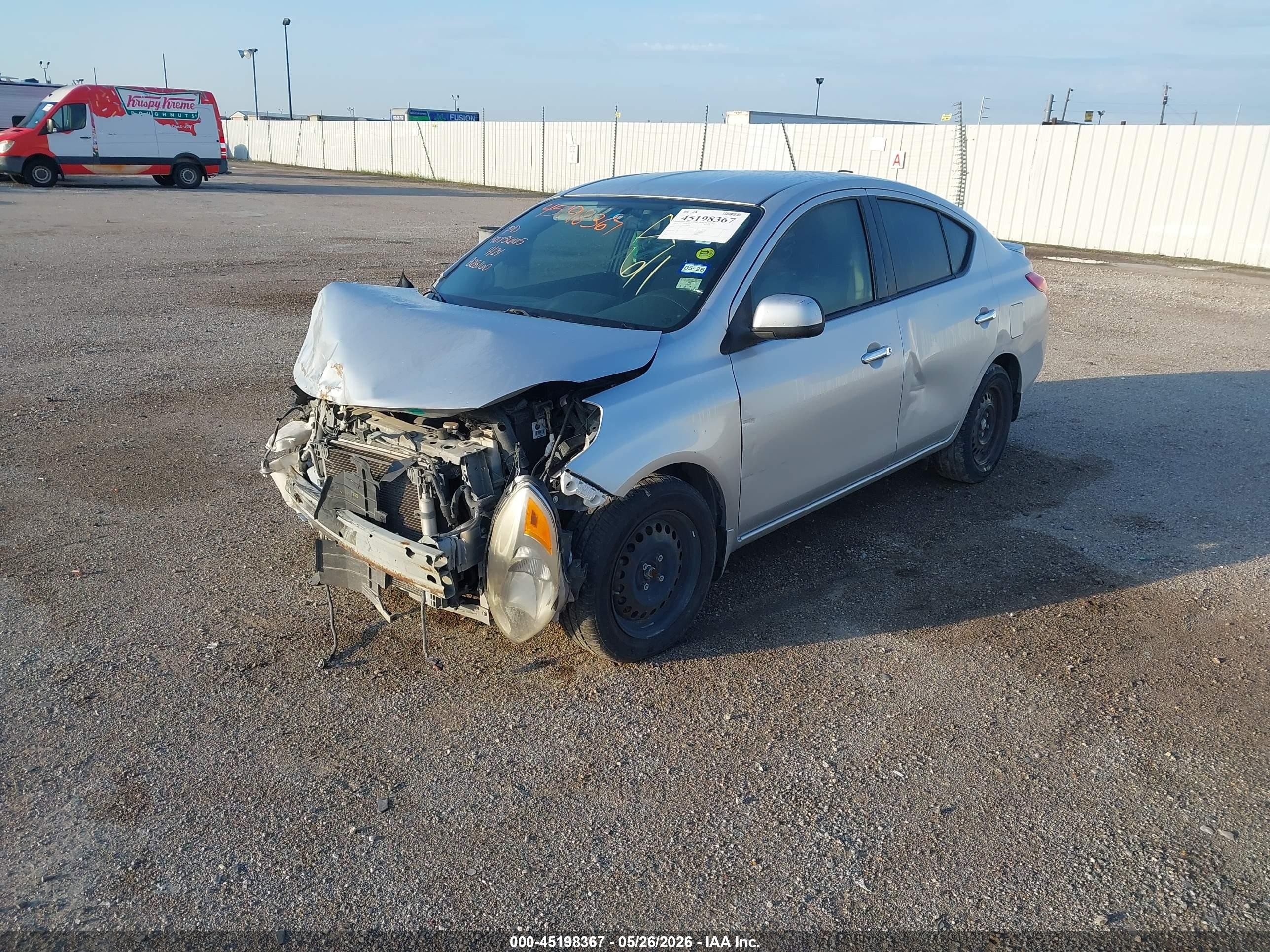 2013 Nissan Versa 1.6 Sv Gray vin: 3N1CN7AP9DL828160