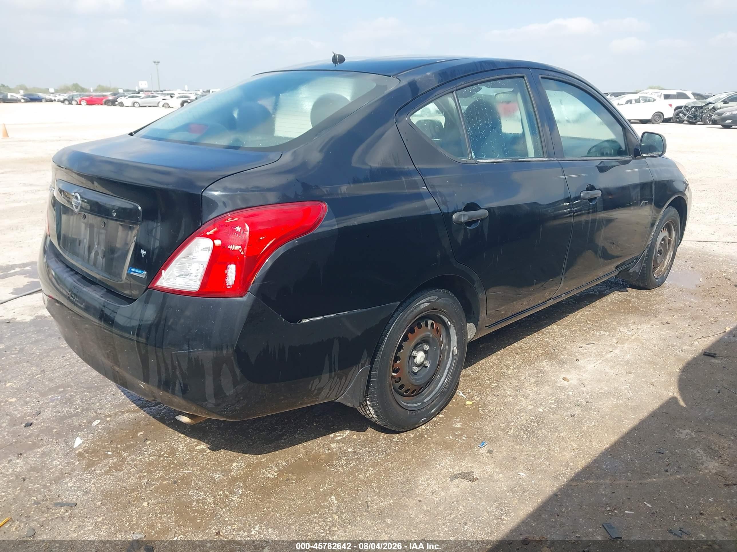 2013 Nissan Versa 1.6 S Black vin: 3N1CN7AP9DL844987