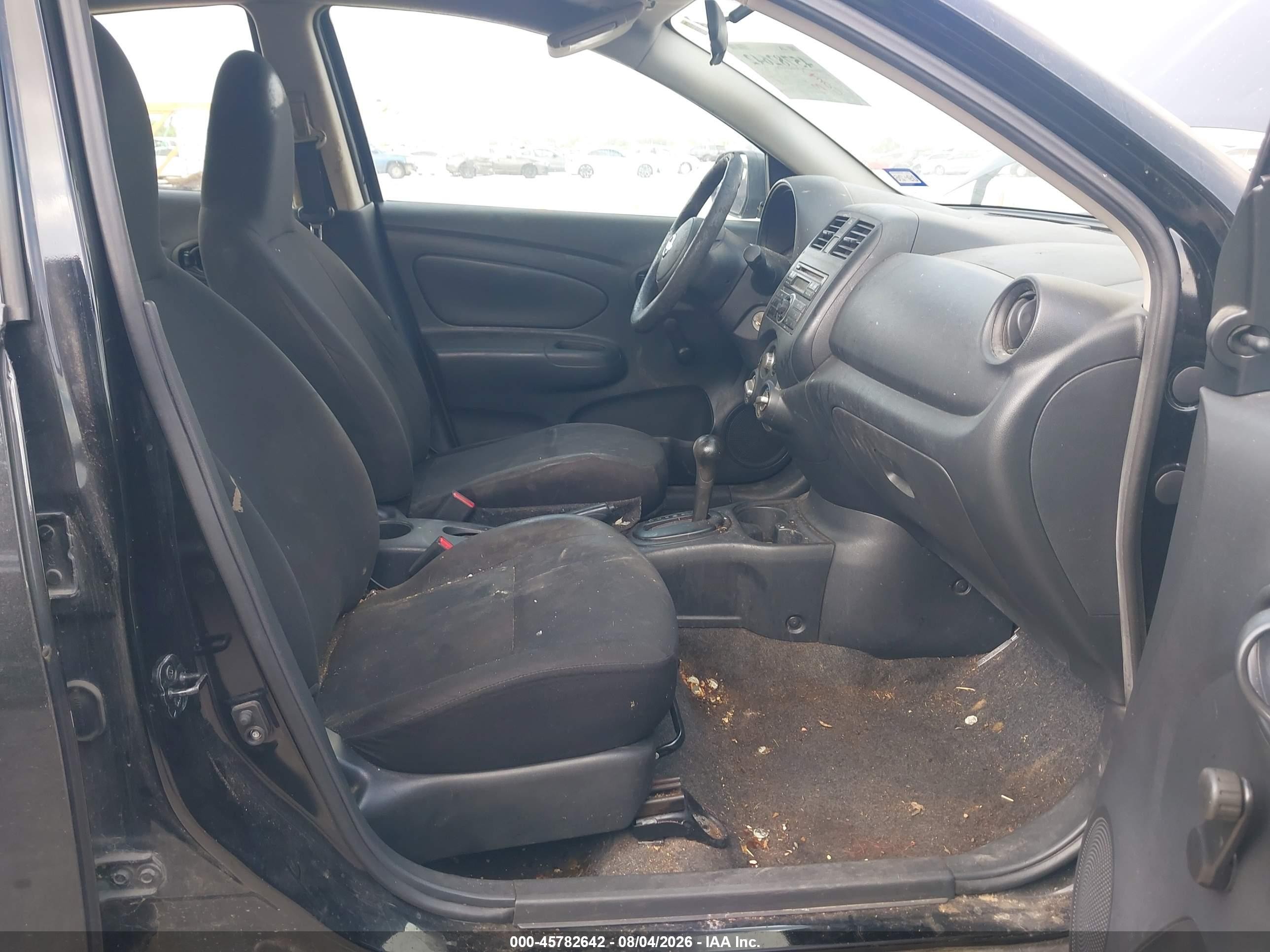 2013 Nissan Versa 1.6 S Black vin: 3N1CN7AP9DL844987