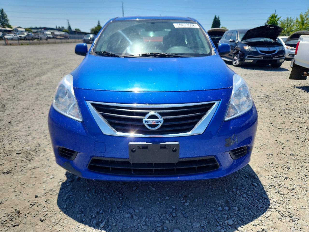 2013 Nissan Versa 1.6 S Blue vin: 3N1CN7AP9DL870831