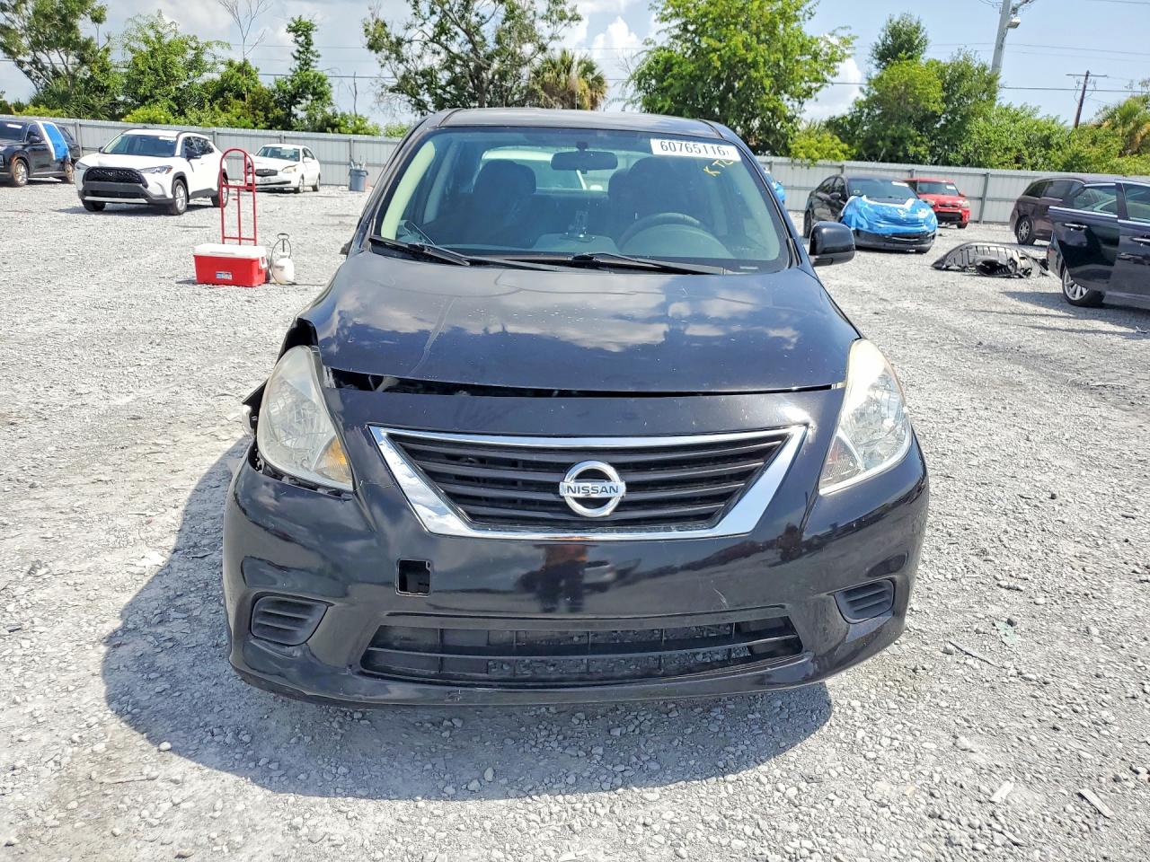2014 Nissan Versa 1.6 Sv Black vin: 3N1CN7AP9EK448355
