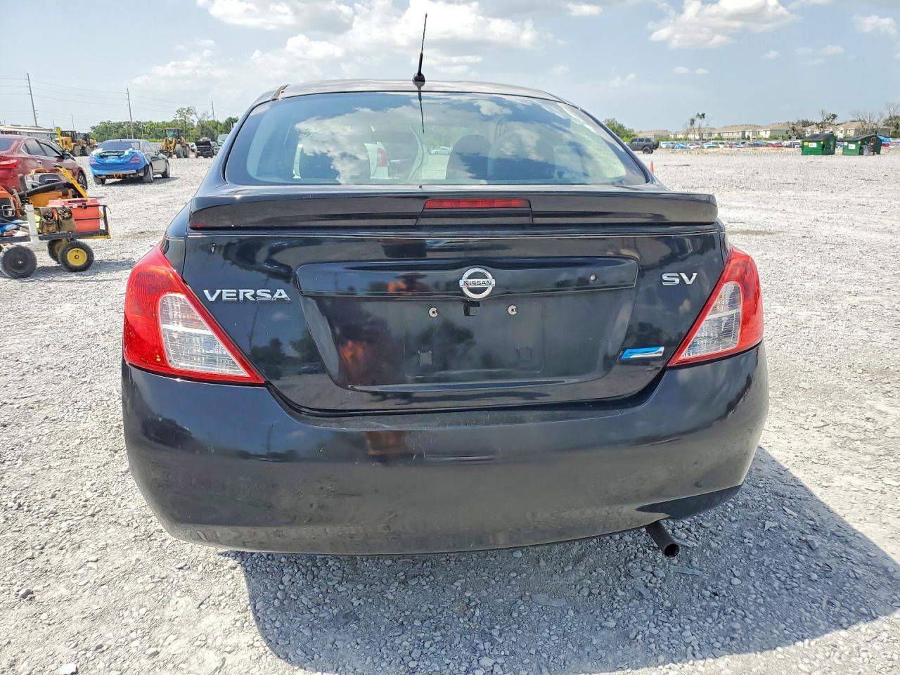 2014 Nissan Versa 1.6 Sv Black vin: 3N1CN7AP9EK448355