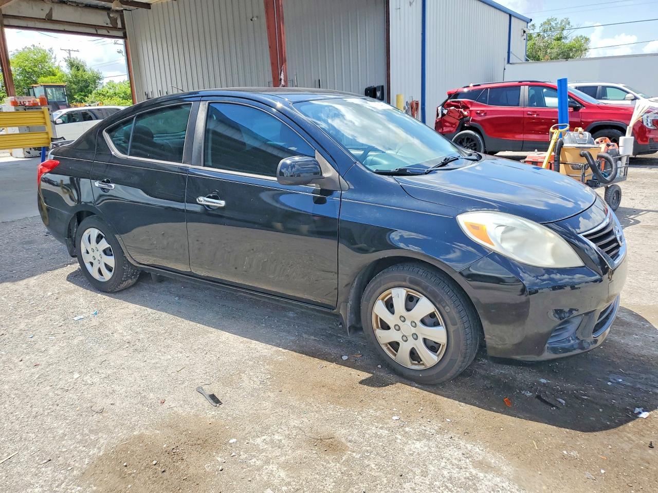 2014 Nissan Versa 1.6 Sv Black vin: 3N1CN7AP9EK454740