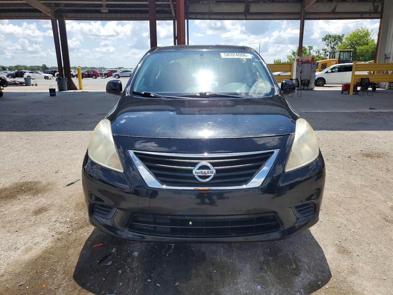 2014 Nissan Versa 1.6 Sv Black vin: 3N1CN7AP9EK454740