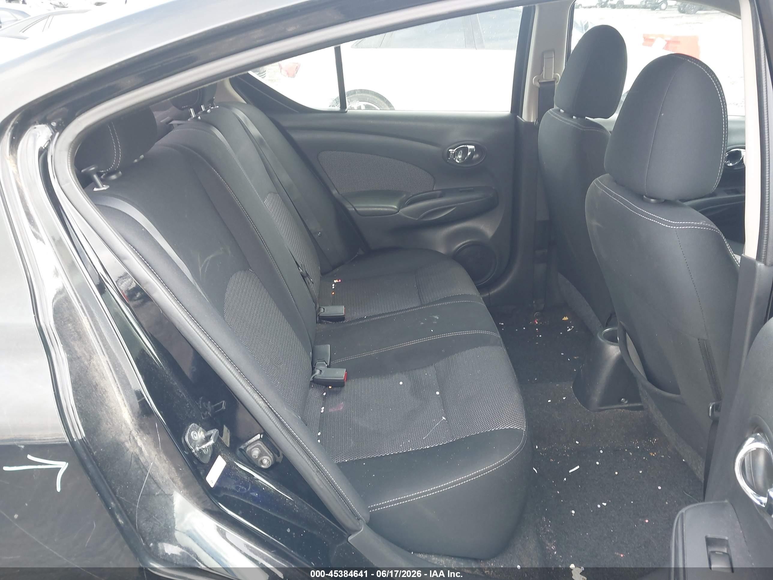 2014 Nissan Versa 1.6 Sv Black vin: 3N1CN7AP9EK457797