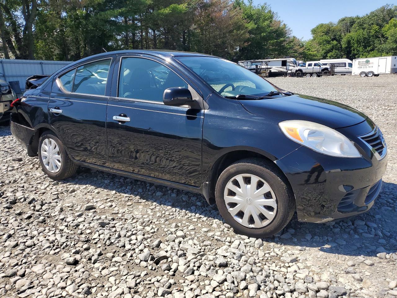 2014 Nissan Versa 1.6 Sv Black vin: 3N1CN7AP9EK460814