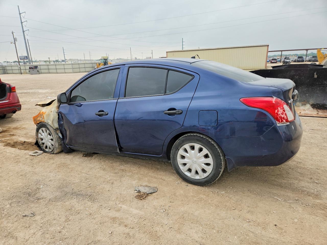 2014 Nissan Versa 1.6 S Blue vin: 3N1CN7AP9EL804247
