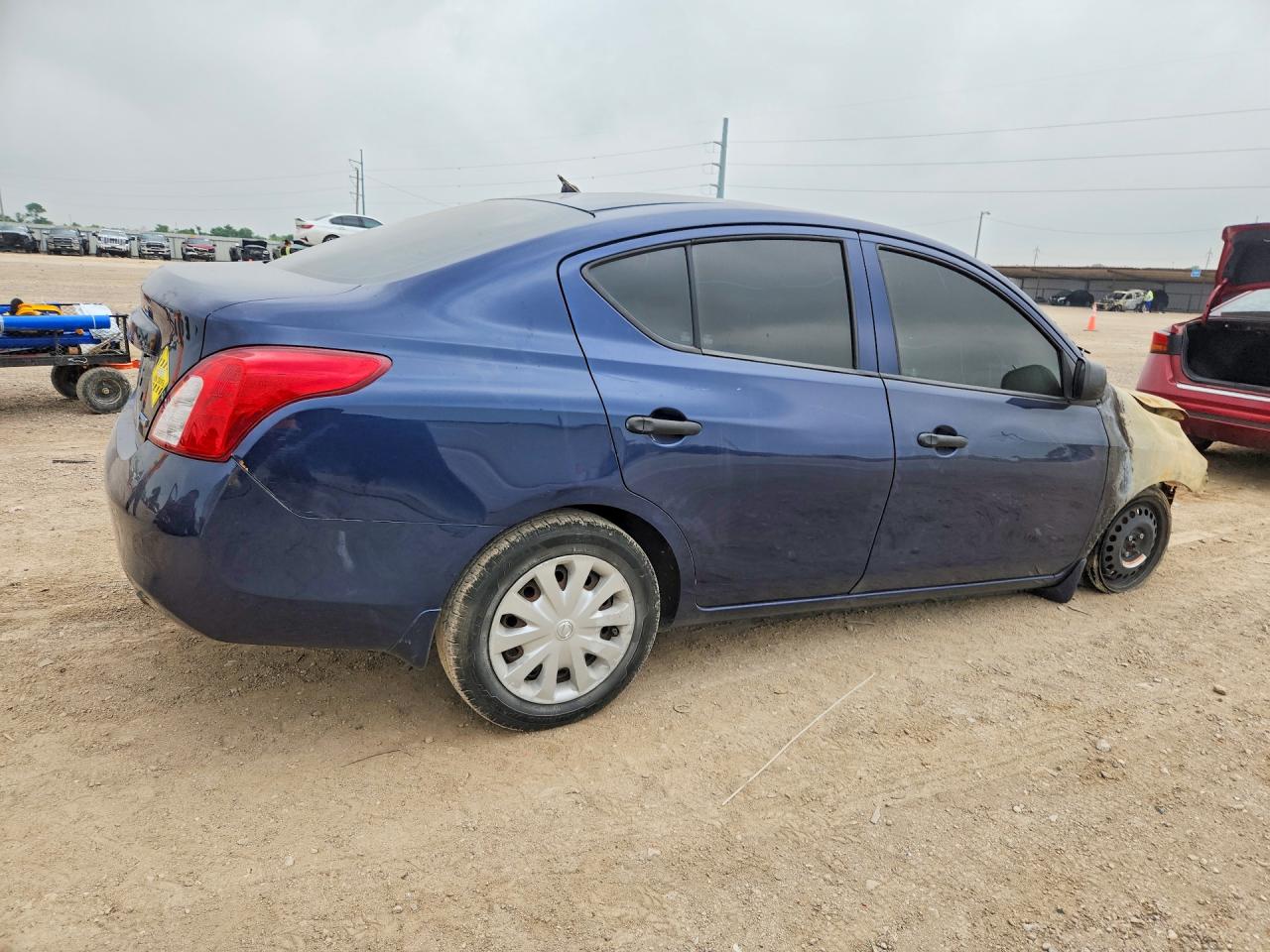 2014 Nissan Versa 1.6 S Blue vin: 3N1CN7AP9EL804247