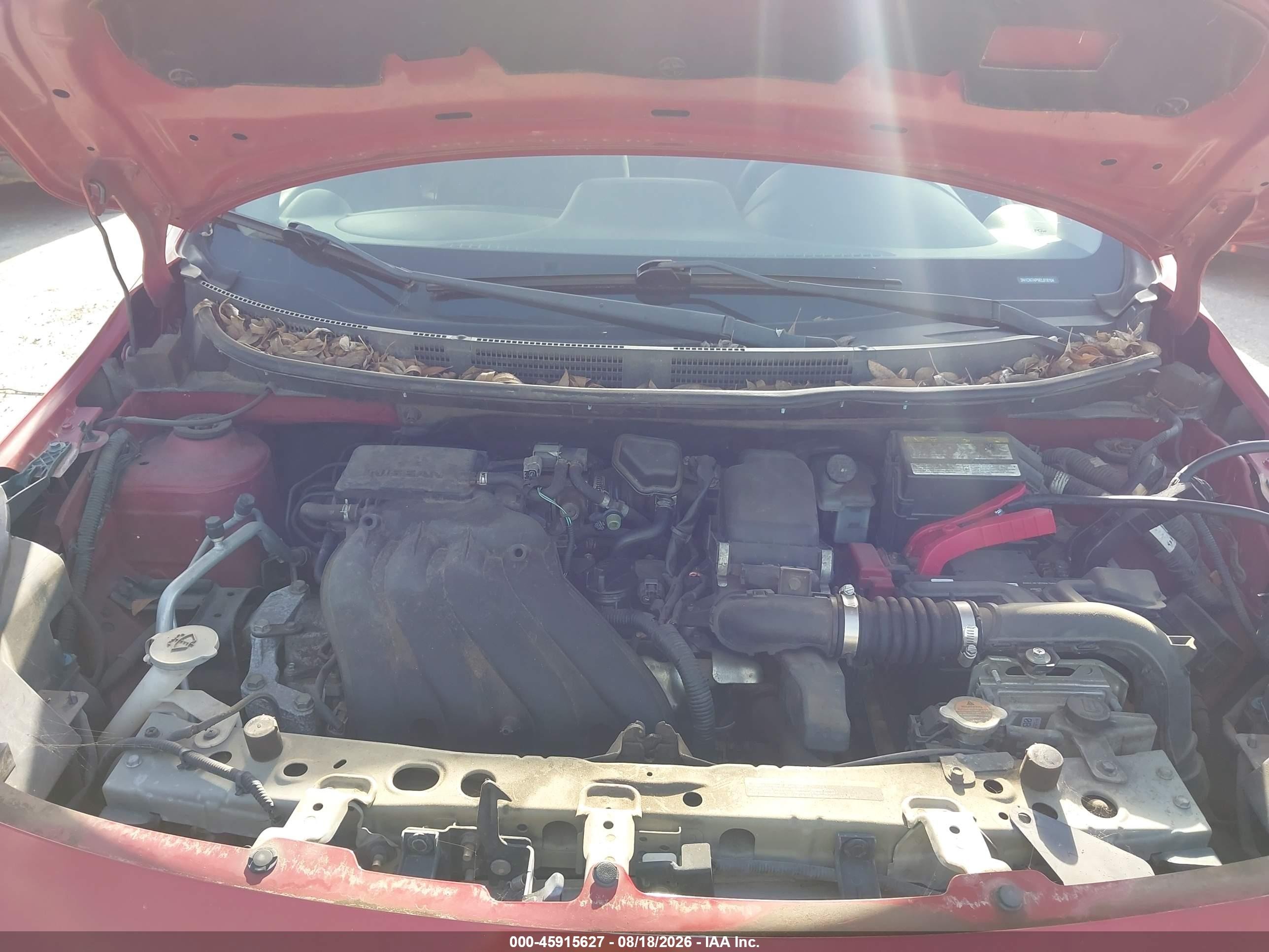 2014 Nissan Versa 1.6 Sv Maroon vin: 3N1CN7AP9EL818164