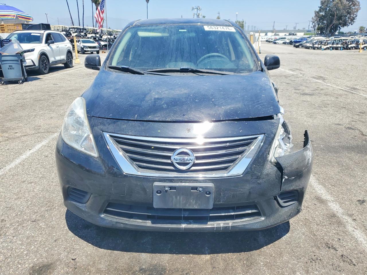 2014 Niss Versa Black vin: 3N1CN7AP9EL824840
