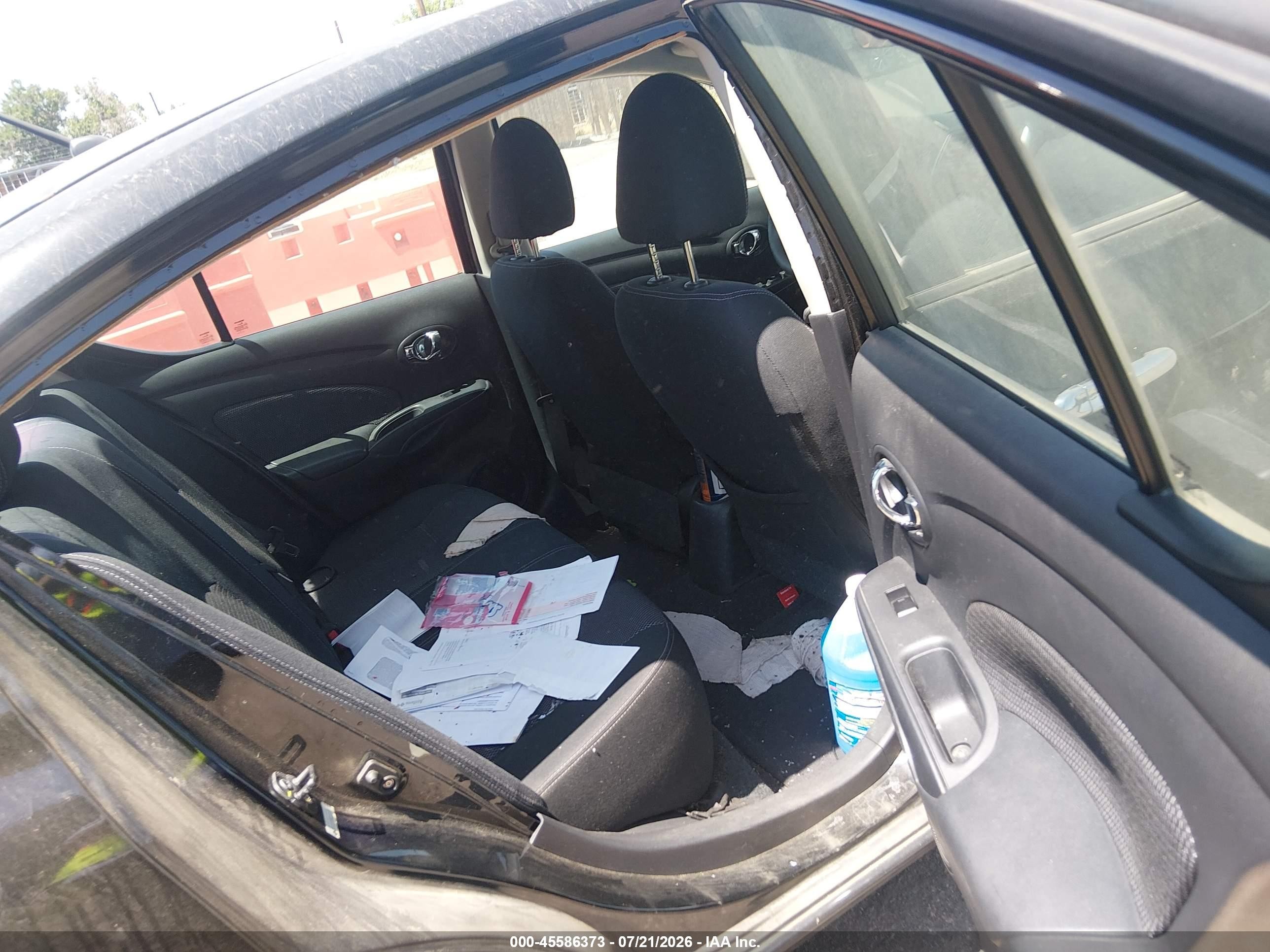 2014 Nissan Versa 1.6 Sv Black vin: 3N1CN7AP9EL831738