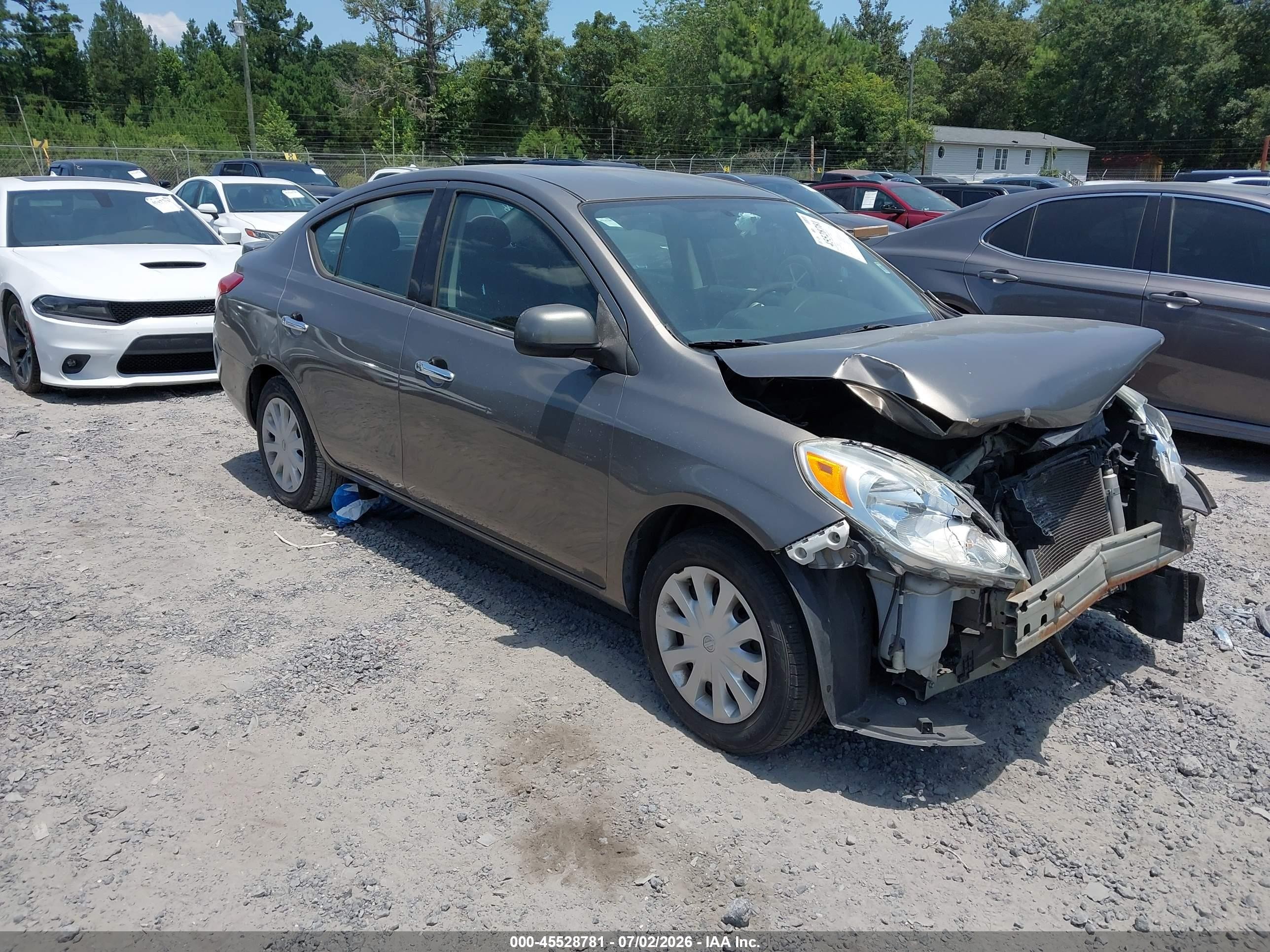 2014 Nissan Versa 1.6 Sv Brown vin: 3N1CN7AP9EL843761