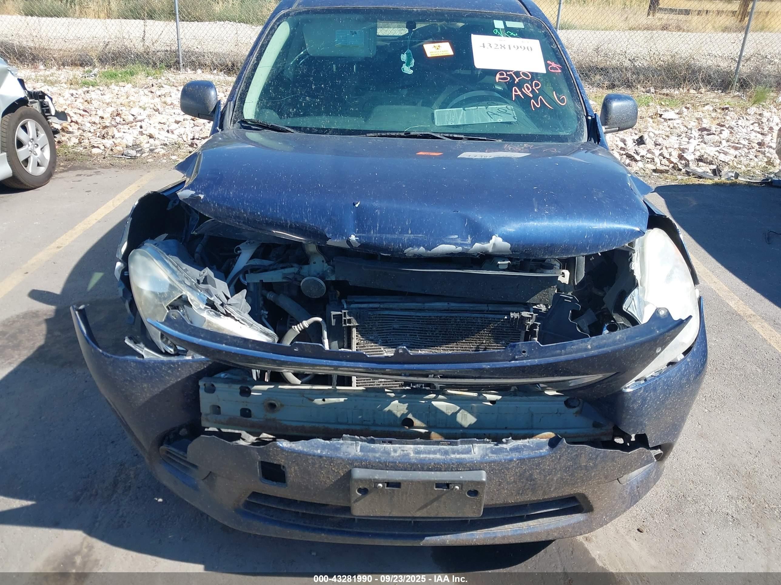 2014 Nissan Versa 1.6 Sv Dark Blue vin: 3N1CN7AP9EL864156