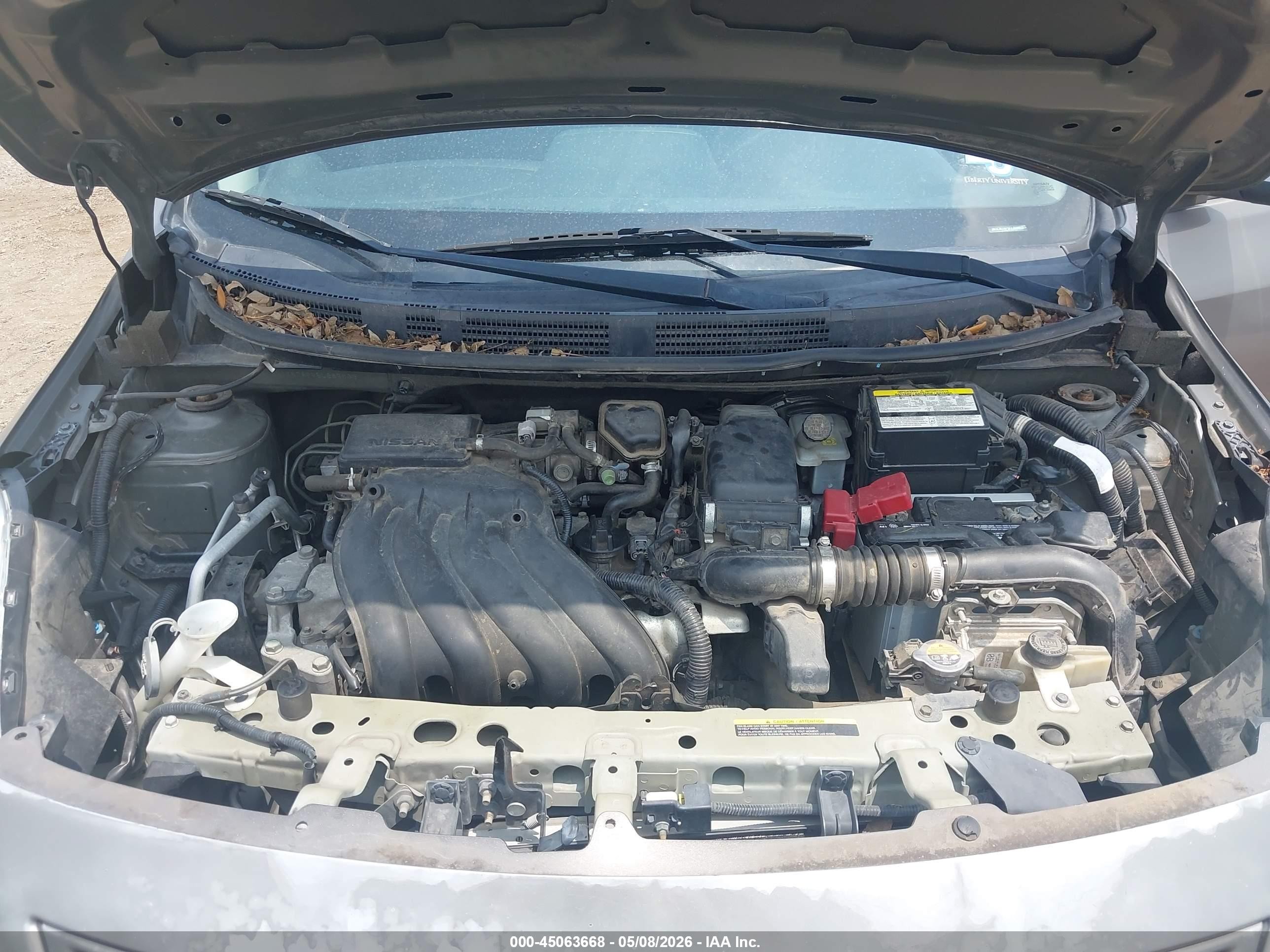 2014 Nissan Versa 1.6 S+ Gray vin: 3N1CN7AP9EL869633