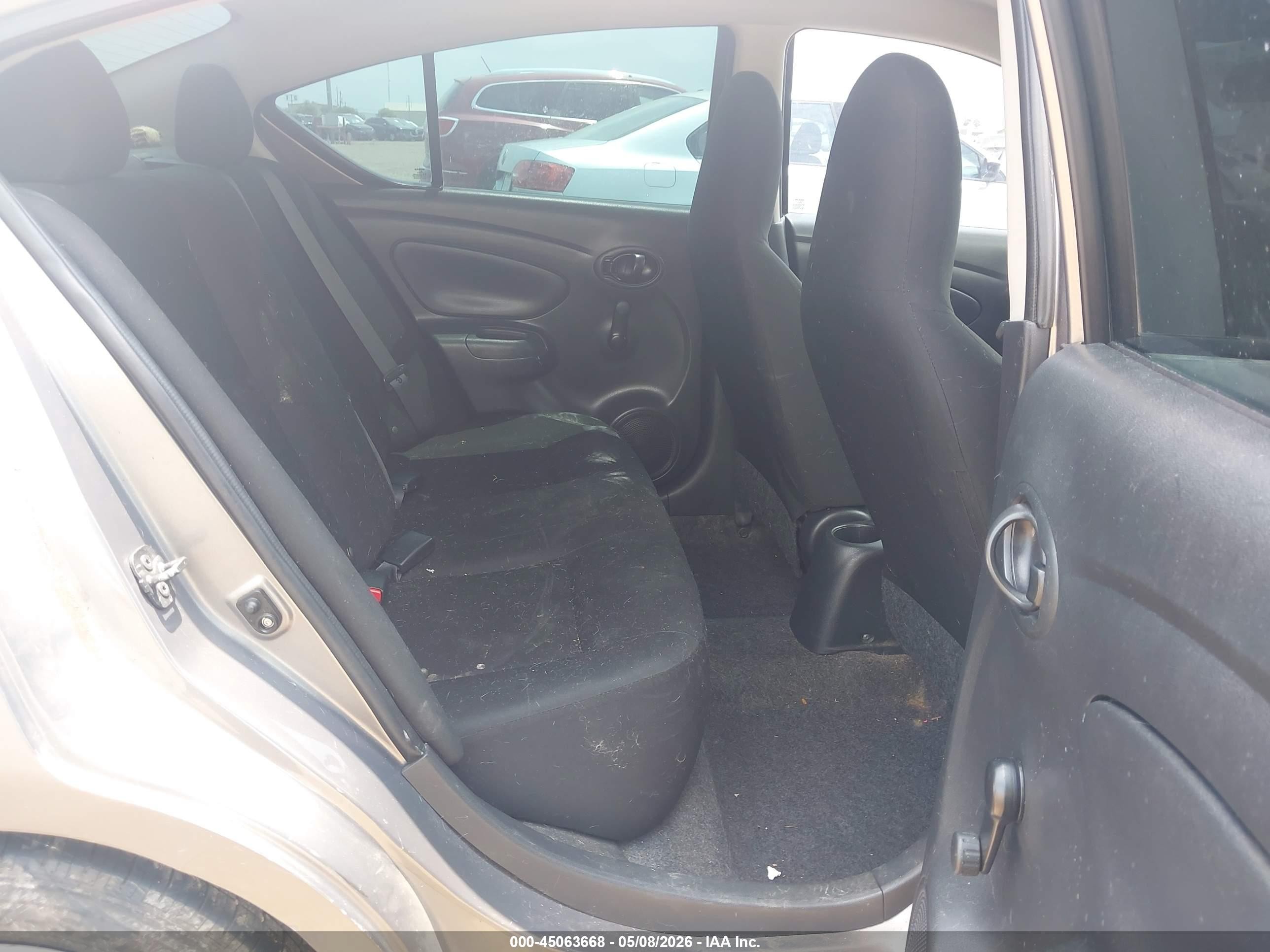 2014 Nissan Versa 1.6 S+ Gray vin: 3N1CN7AP9EL869633