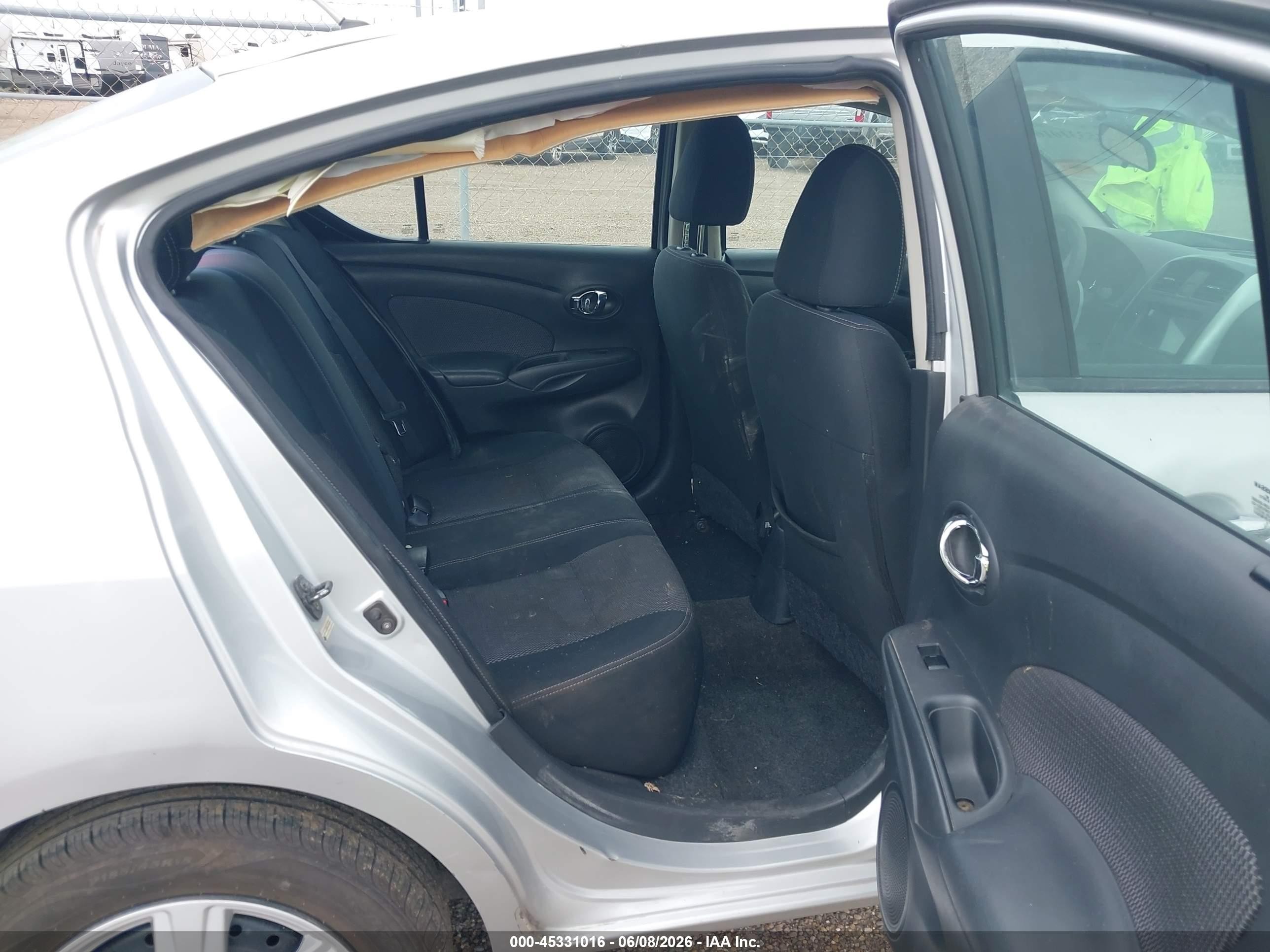 2015 Nissan Versa 1.6 Sv Black vin: 3N1CN7AP9FL806789