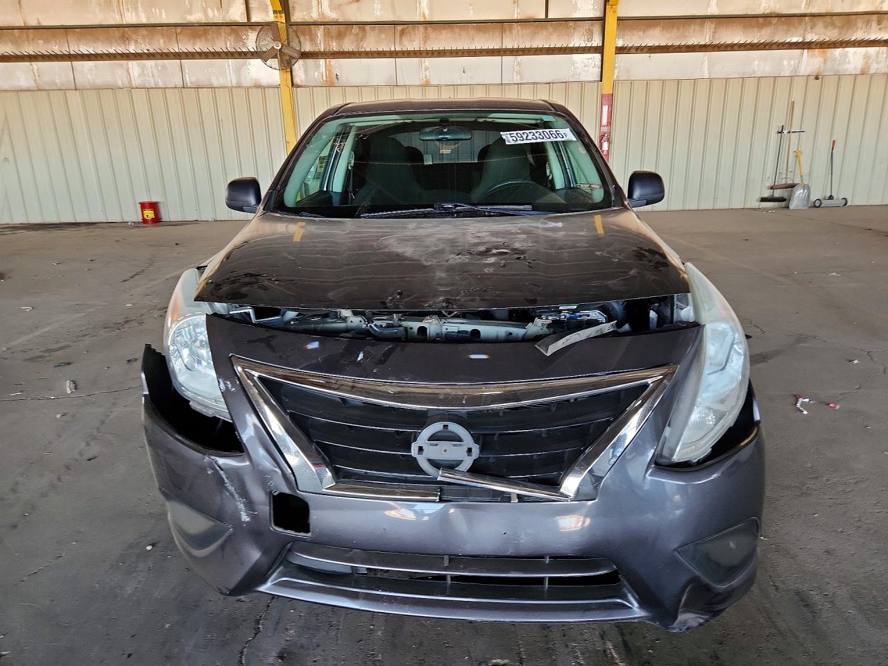 2015 Nissan Versa 1.6 S Plus Gray vin: 3N1CN7AP9FL819560