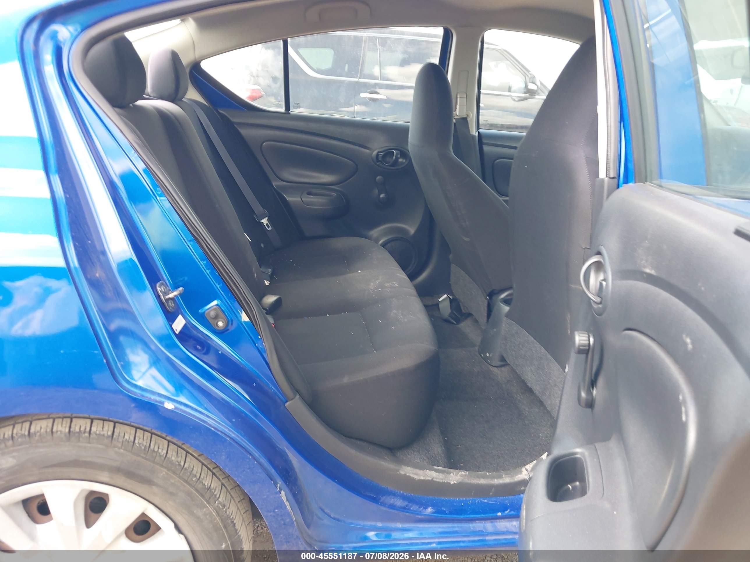 2015 Nissan Versa 1.6 S+ Blue vin: 3N1CN7AP9FL835287