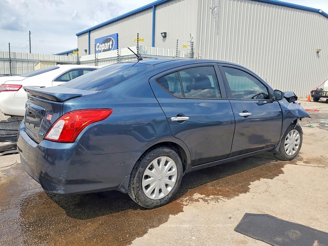 2015 Nissan Versa 1.6 Sv Blue vin: 3N1CN7AP9FL836925