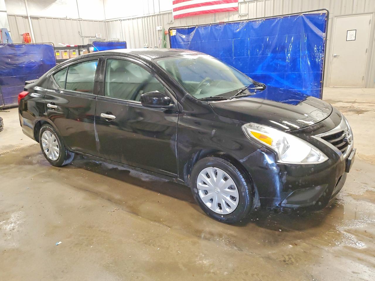 2015 Nissan Versa 1.6 Sv Black vin: 3N1CN7AP9FL883226