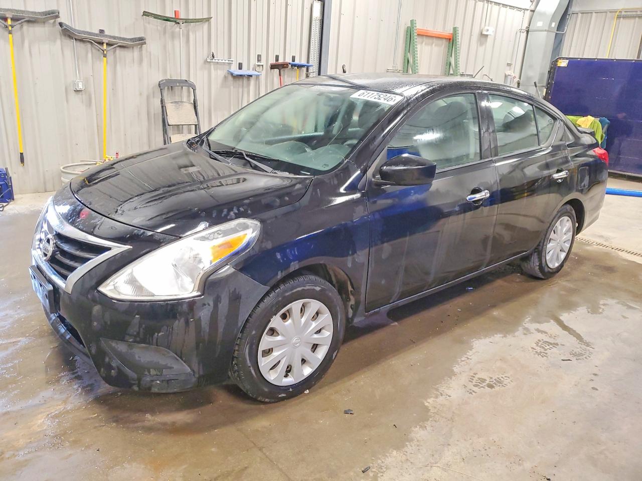 2015 Nissan Versa 1.6 Sv Black vin: 3N1CN7AP9FL883226